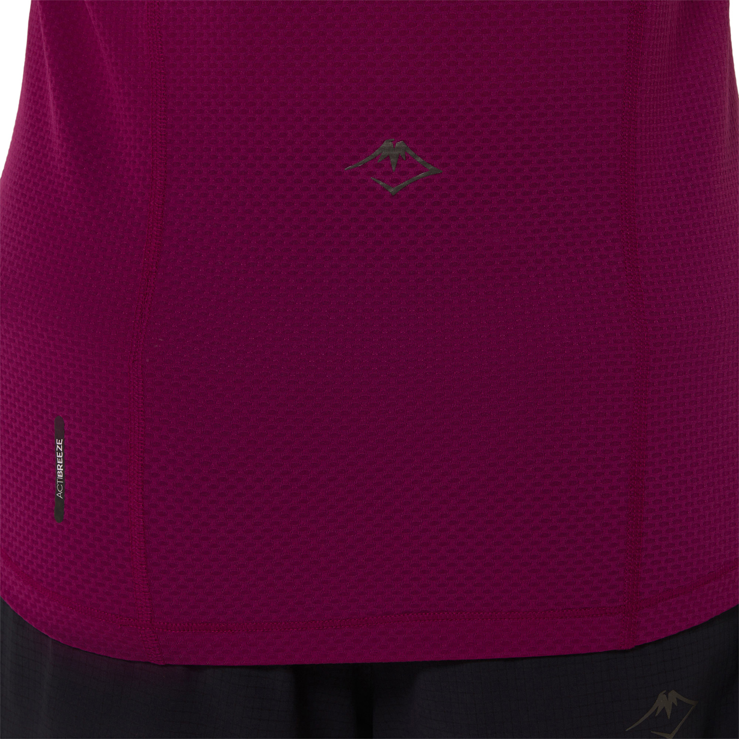 Asics Fujitrail Logo Maglietta Soft Berry/Blackberry