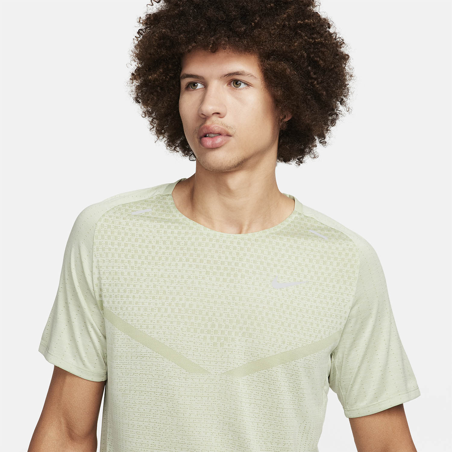 Nike Dri-FIT ADV Techknit Ultra Maglietta Olive Aura/Sea Glass/Reflective Silver