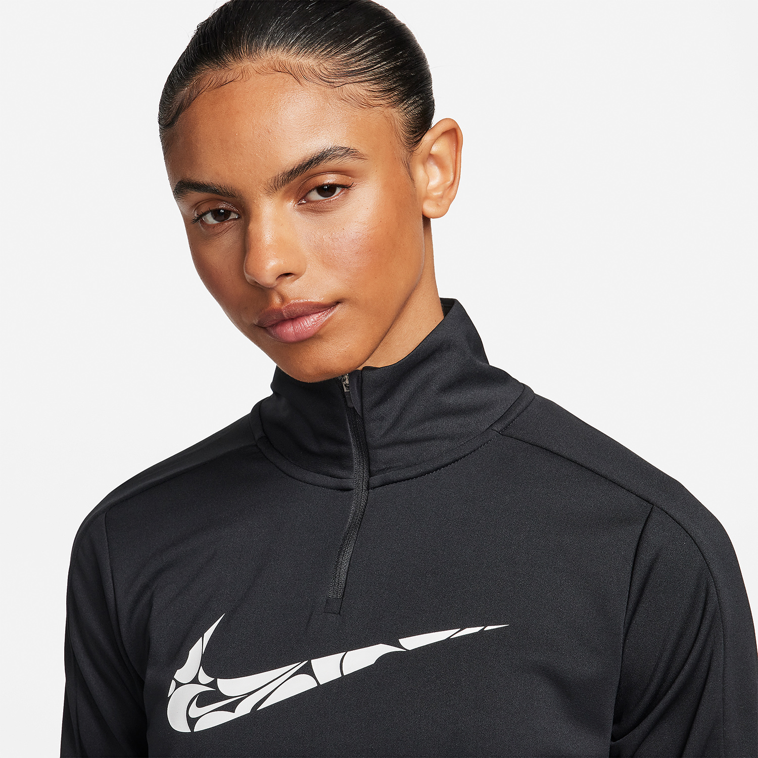 Nike Swoosh Maglia Black/White