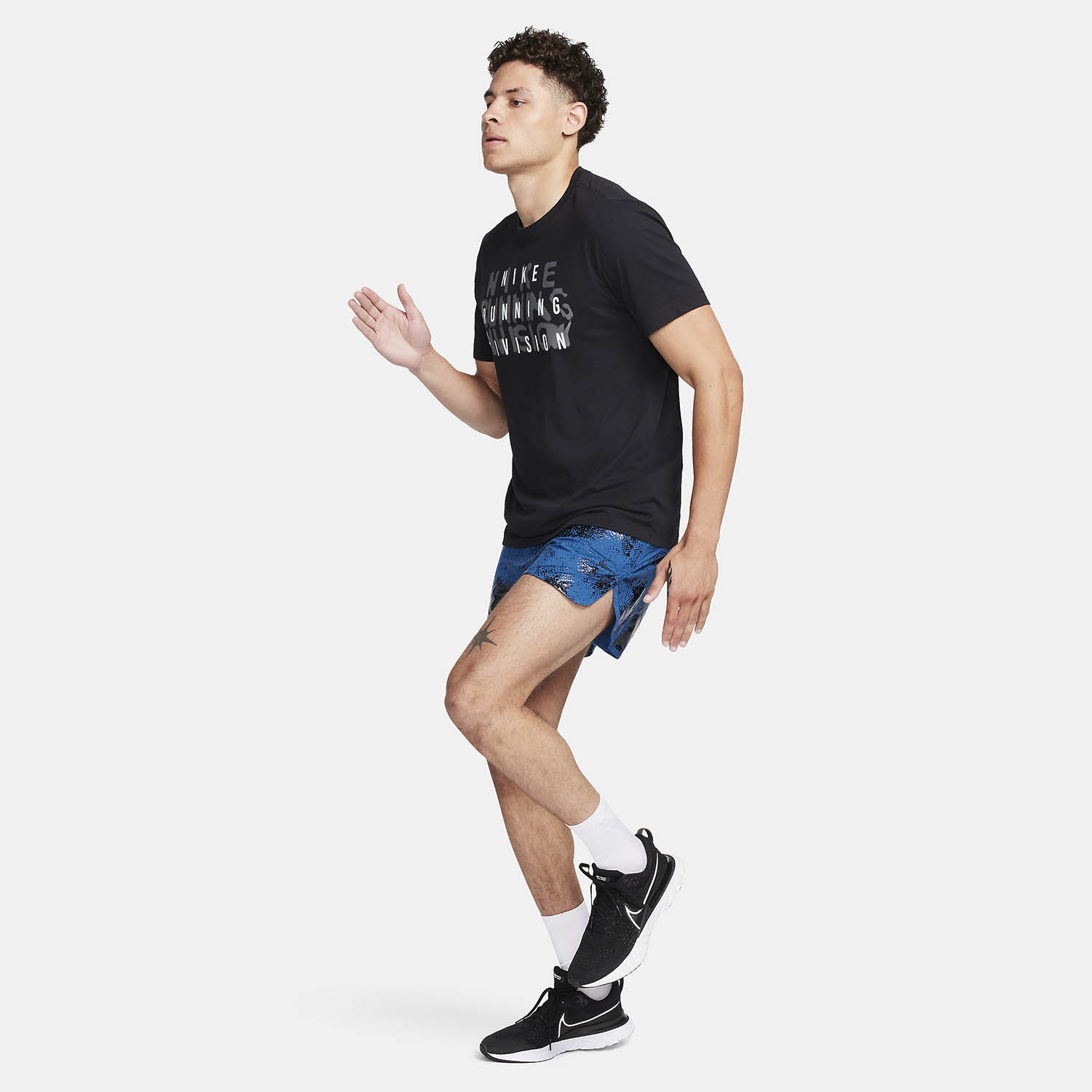 Nike Dri-FIT ADV Division 4in Pantaloncini Court Blue/Black/Black Reflective