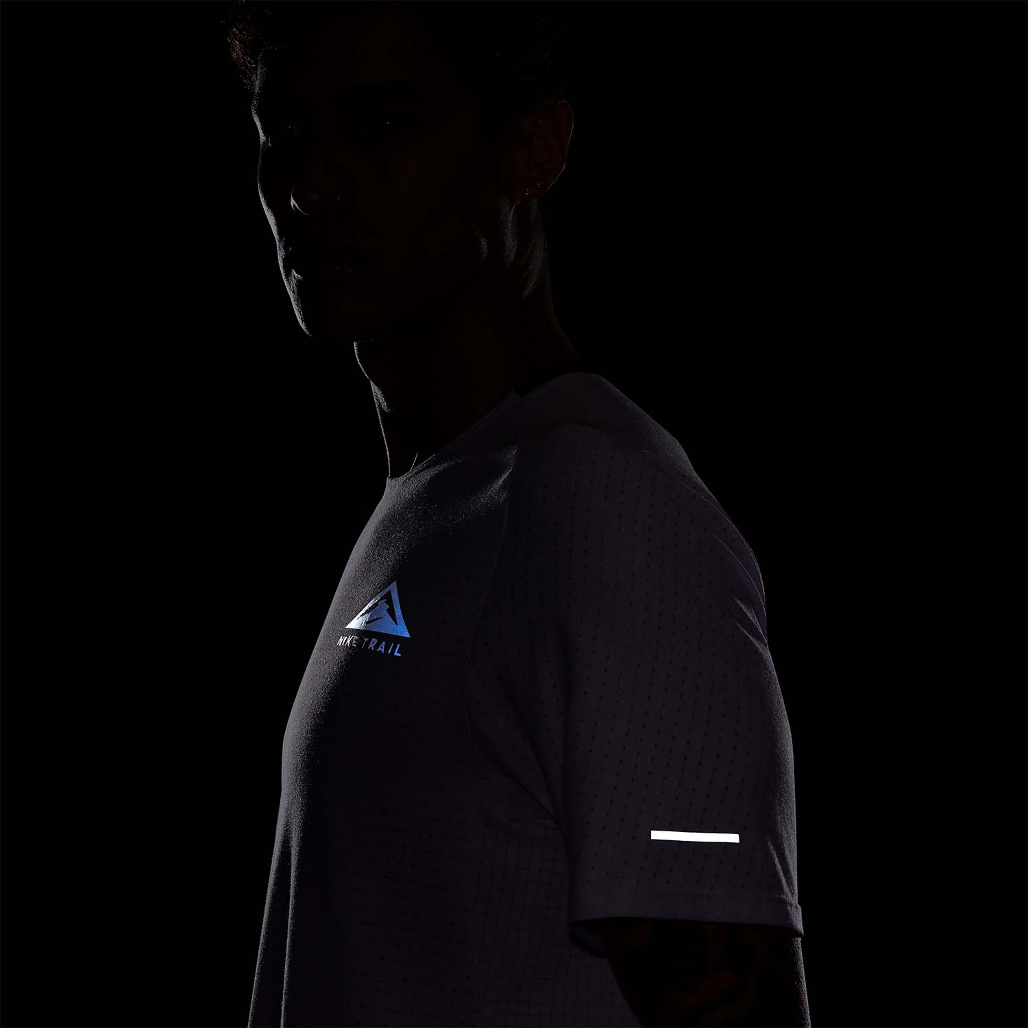 Nike Dri-FIT Solar Chase Maglietta Violet Mist/Black