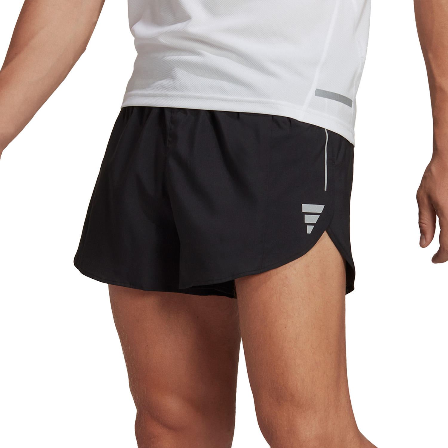 adidas Own The Run Split 3in Pantaloncini Black