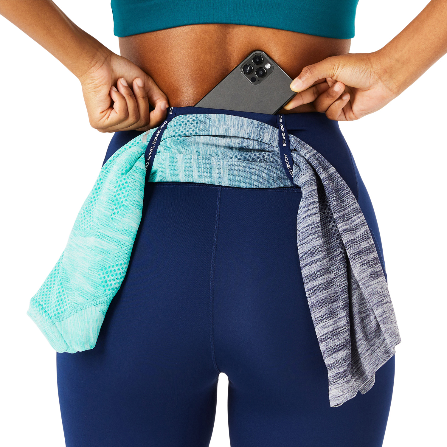 Asics Road Capri Tights Blue Expanse
