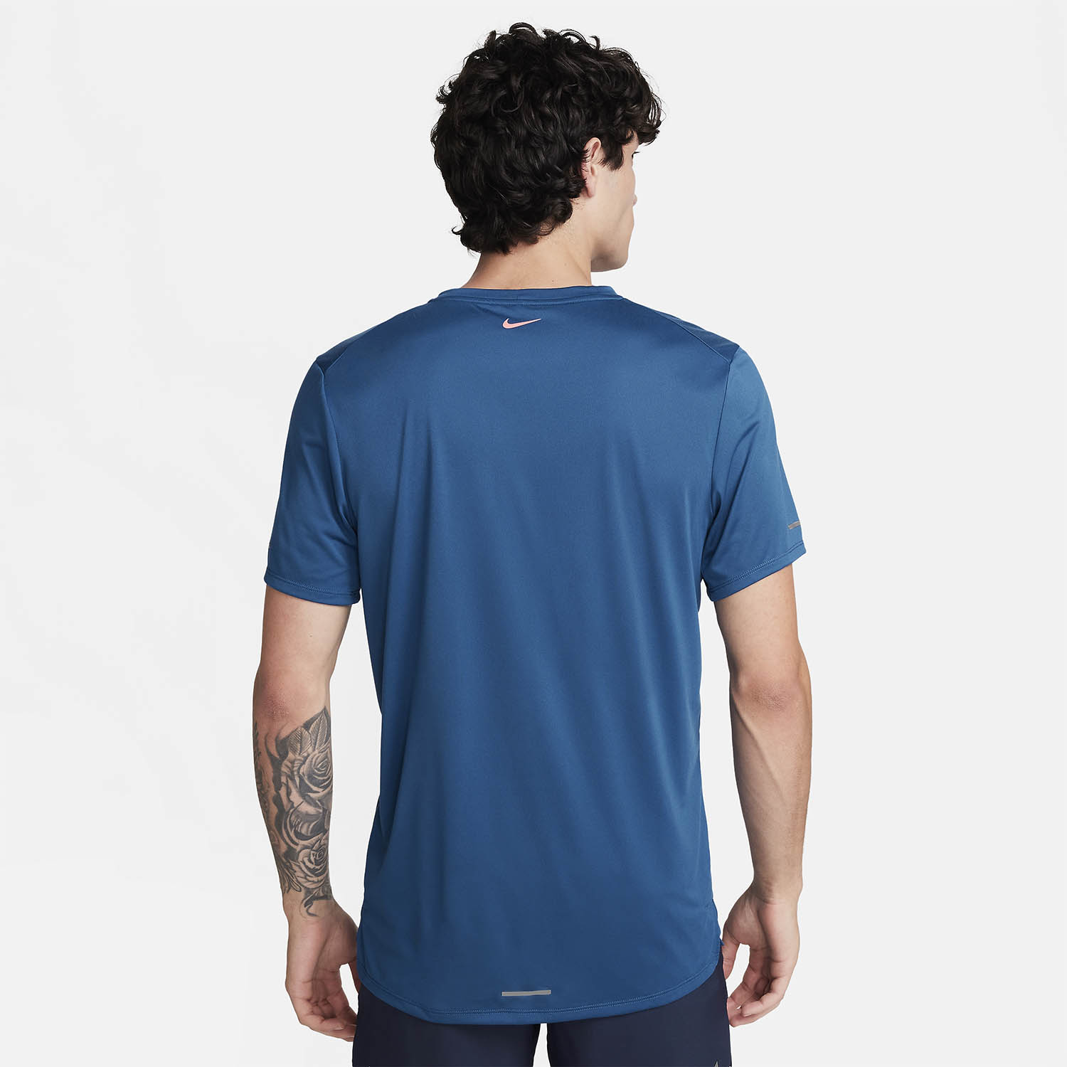 Nike Run Energy Rise 365 BRS Maglietta Court Blue/Safety Orange