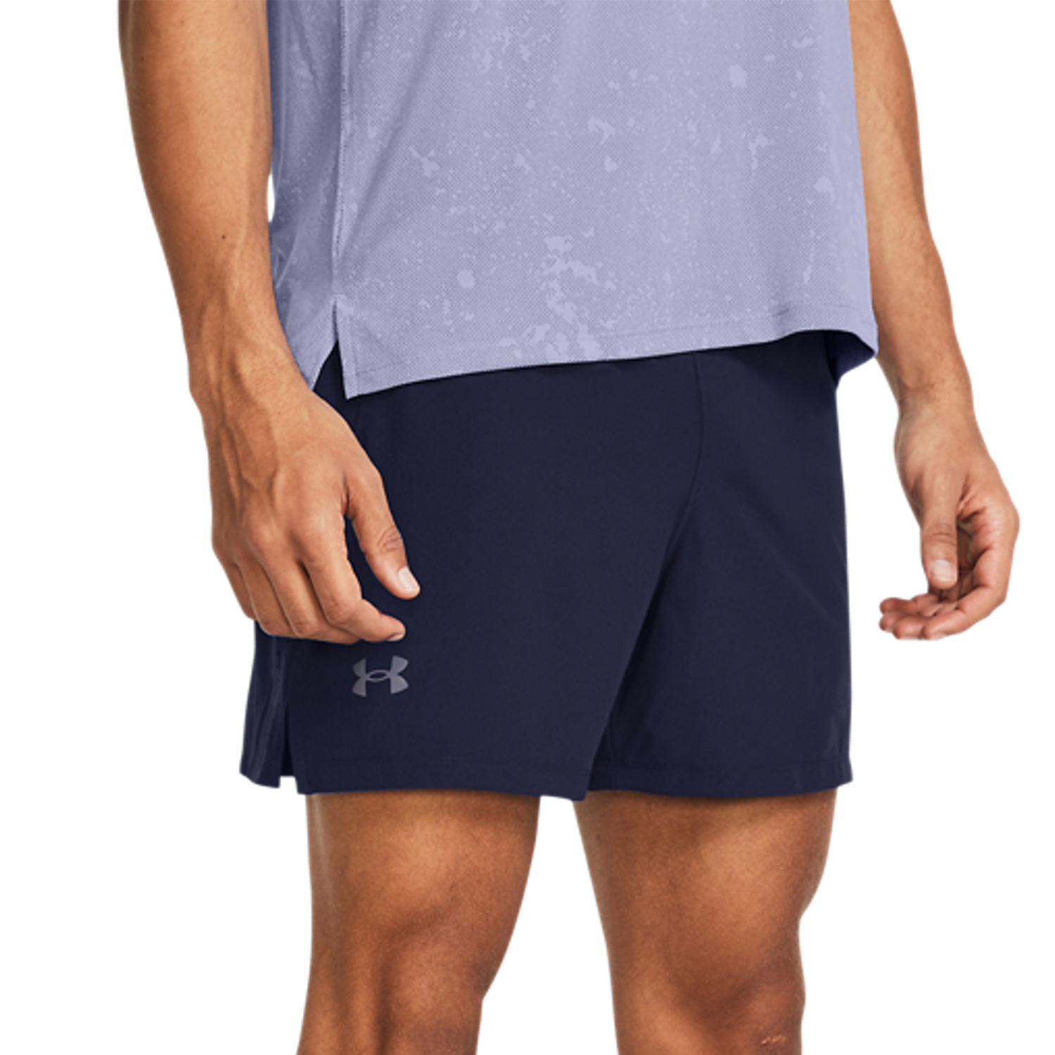 Under Armour Launch Elite 5in Pantaloncini Midnight Navy/Reflective