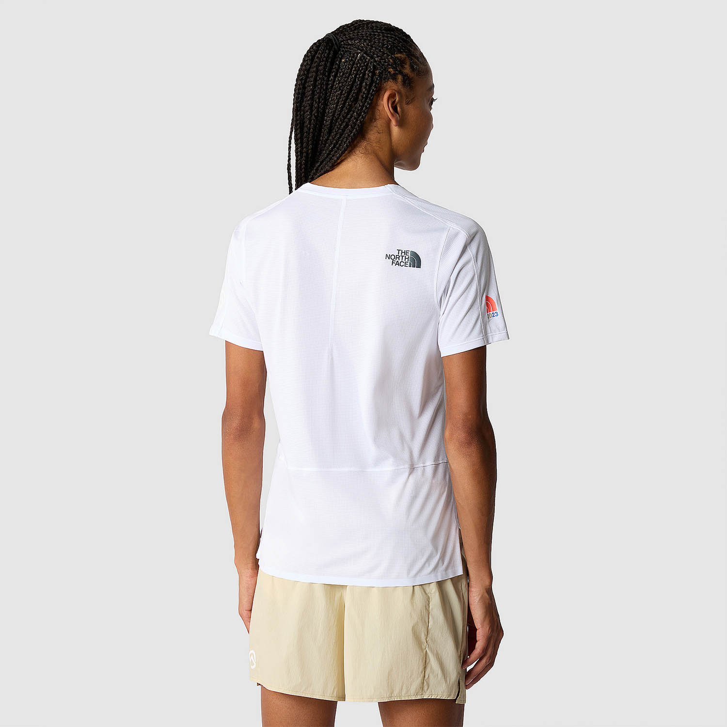 The North Face Summit High Maglietta TNF White/Optical Blue