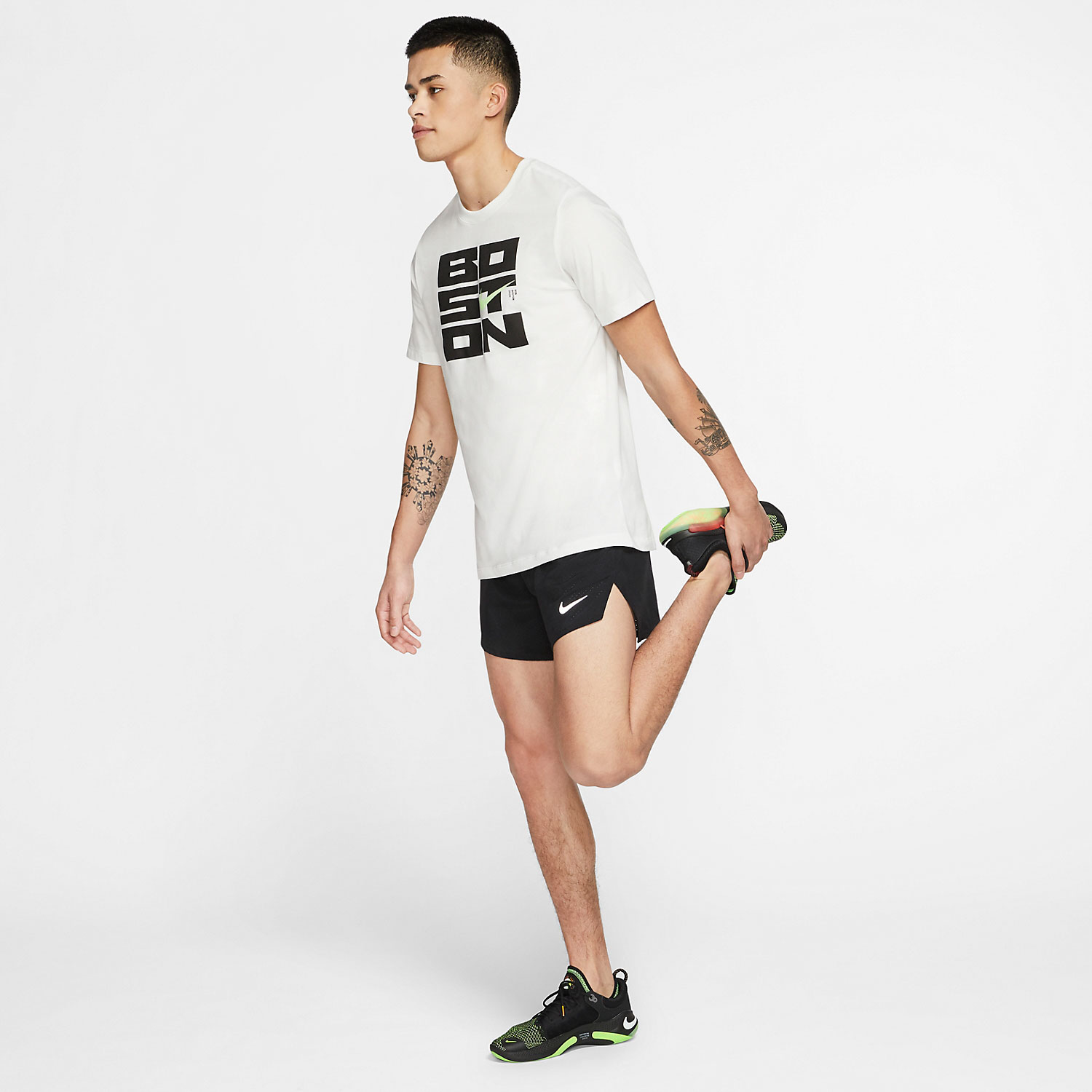 Nike Fast 4in Pantaloncini Black/Reflect Silver
