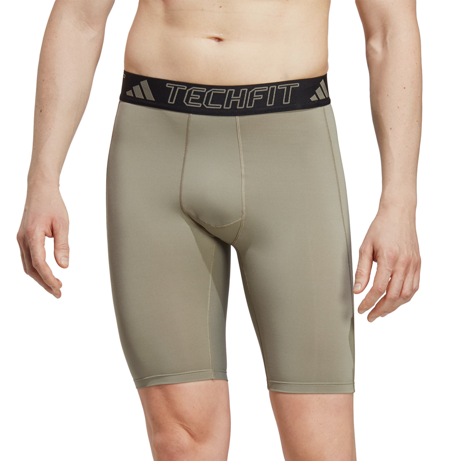 adidas TechFIT Calzamaglia Corta Silver Pebble