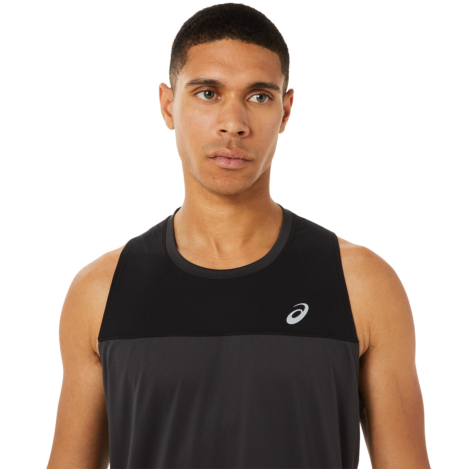 Asics Race Knit Canotta Performance Black/Graphite Grey