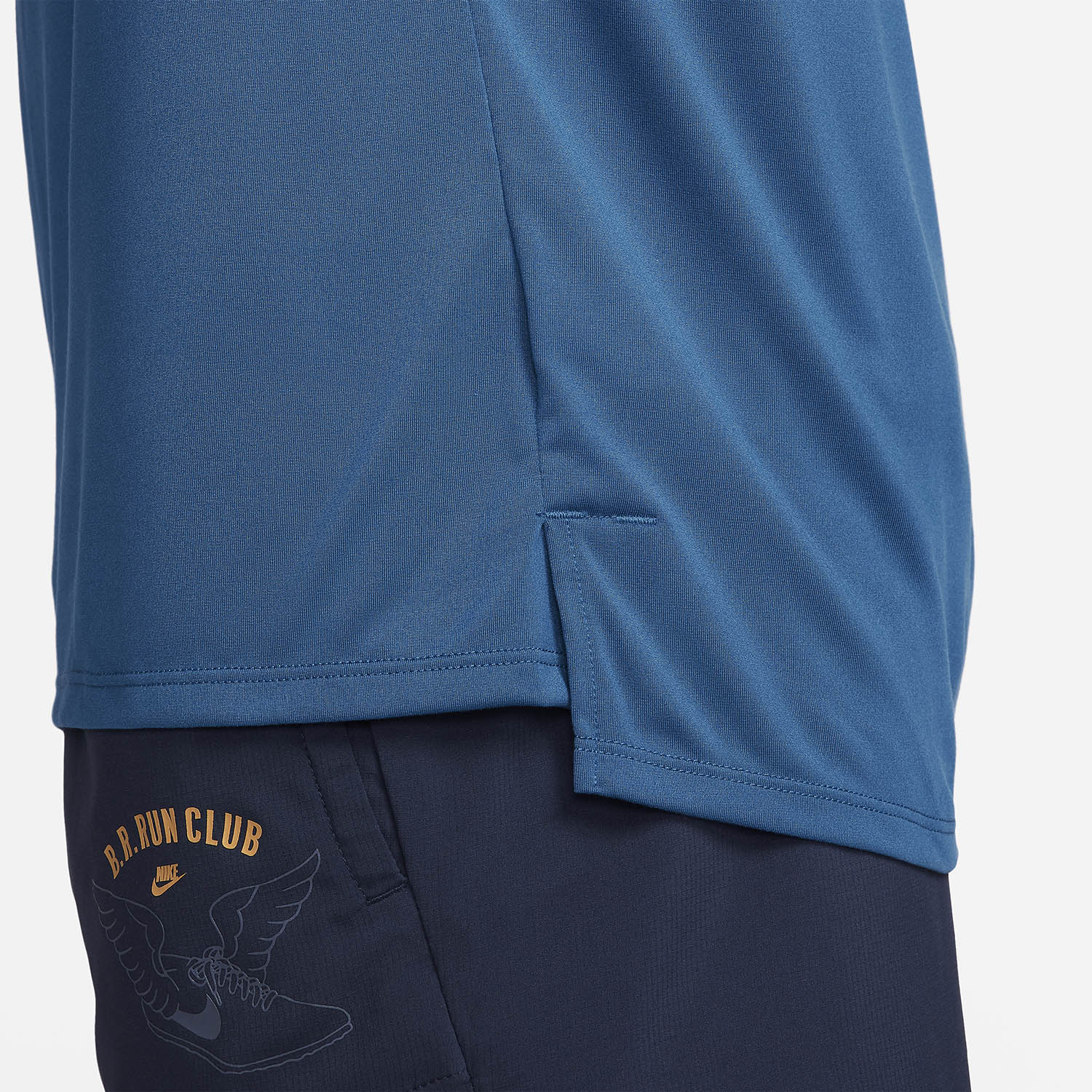 Nike Run Energy Rise 365 BRS Maglietta Court Blue/Safety Orange