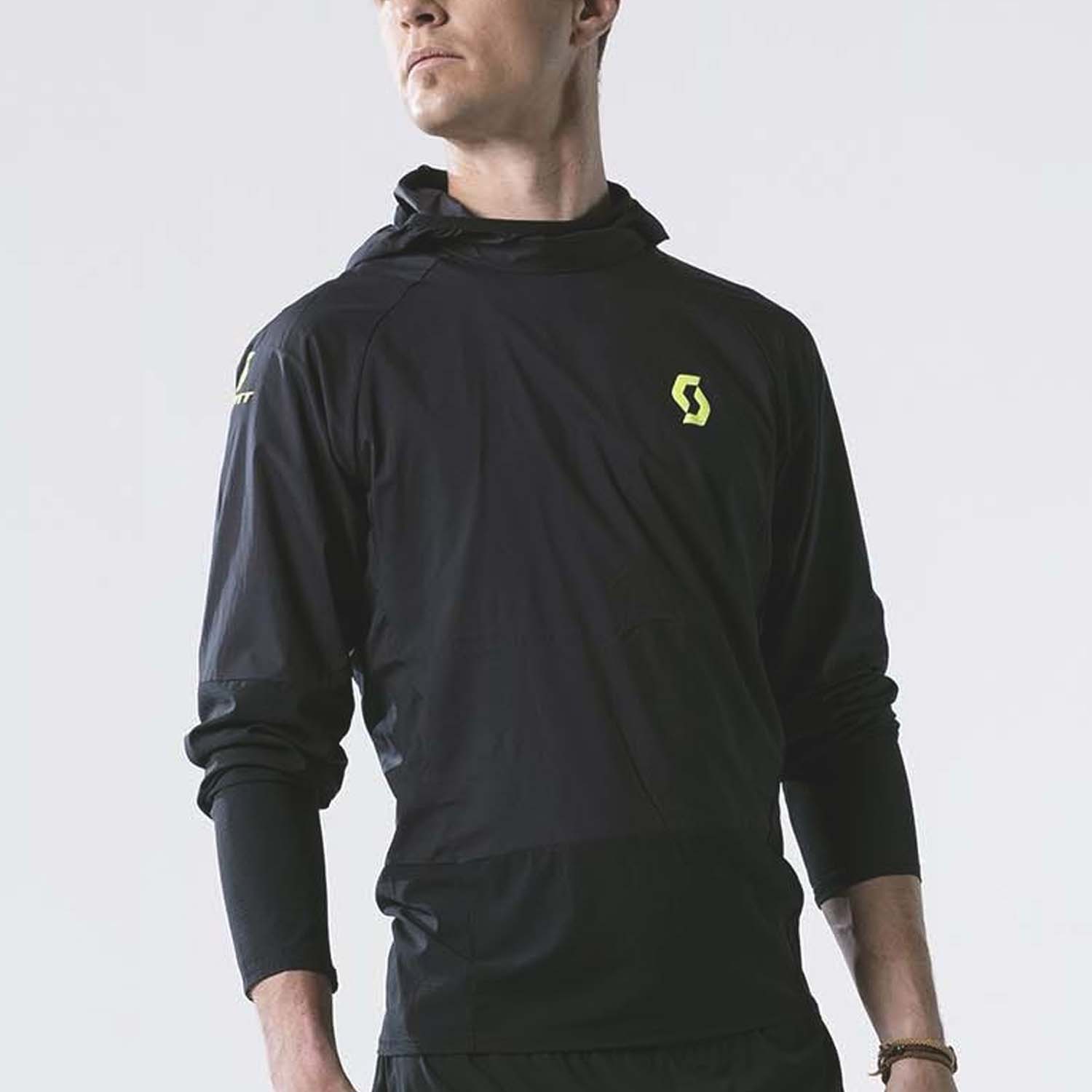Scott Windshield RC Run Giacca Black/Yellow
