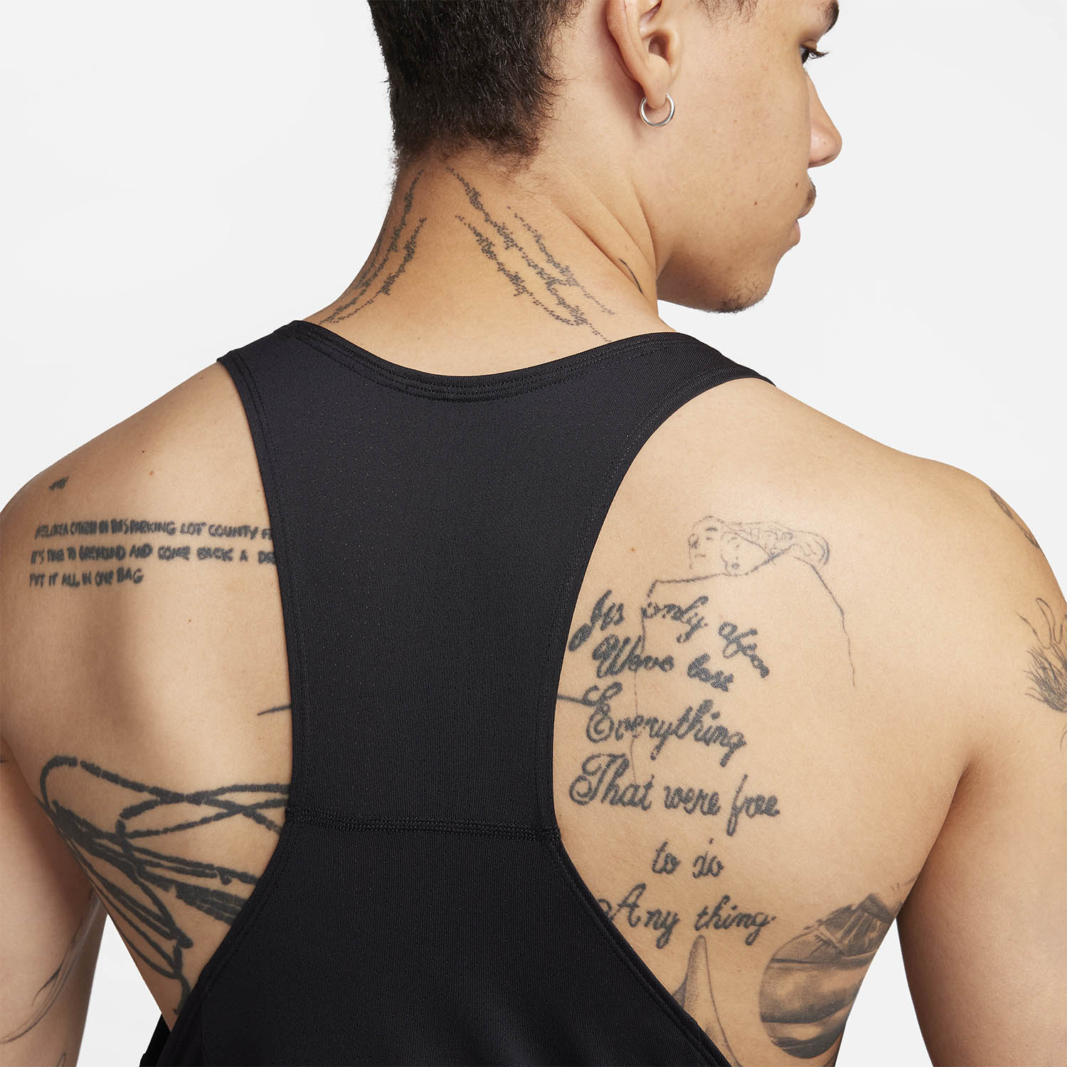 Nike Dri-FIT Fast Canotta Black/Reflective Silver