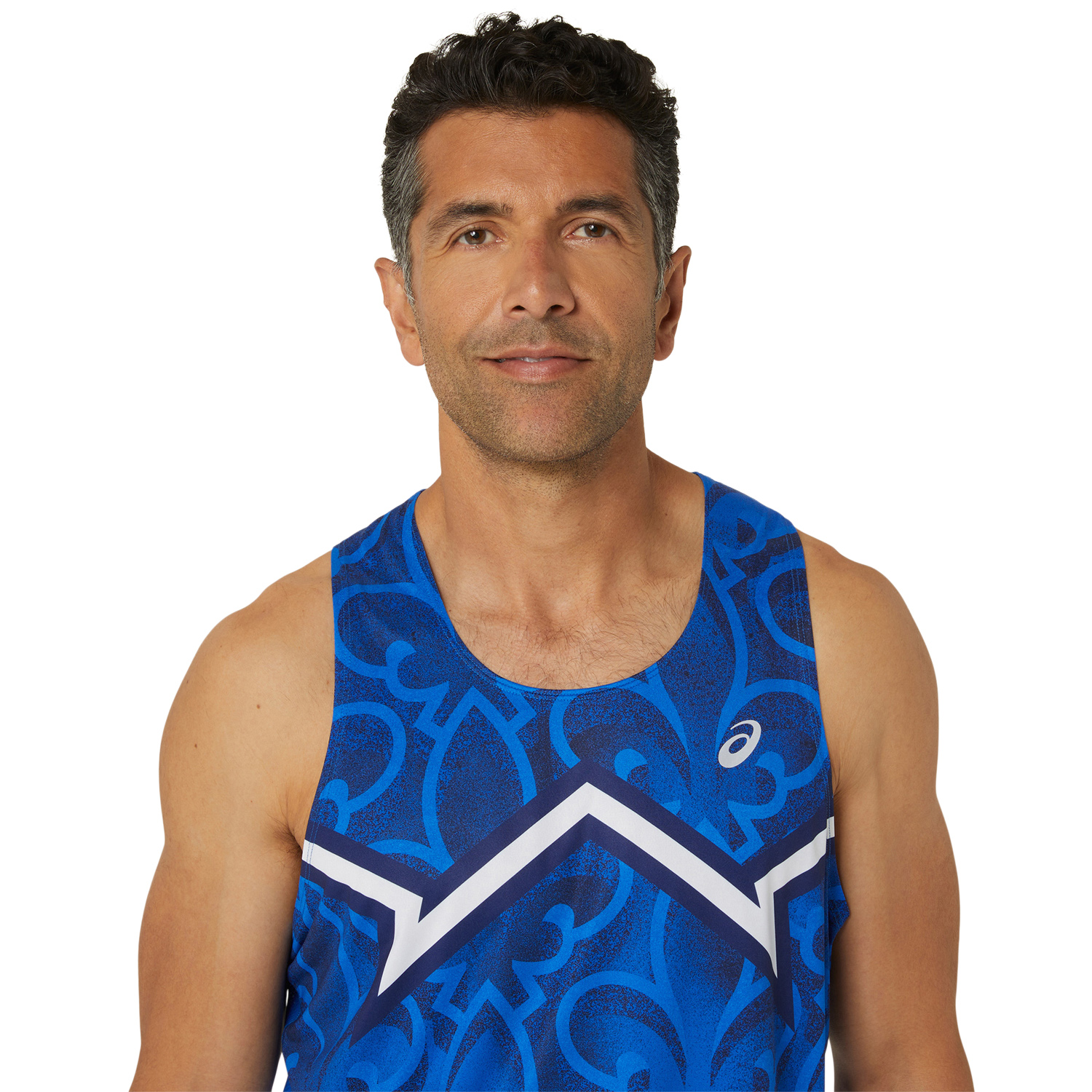 Asics Nations Run Canotta Thunder Blue