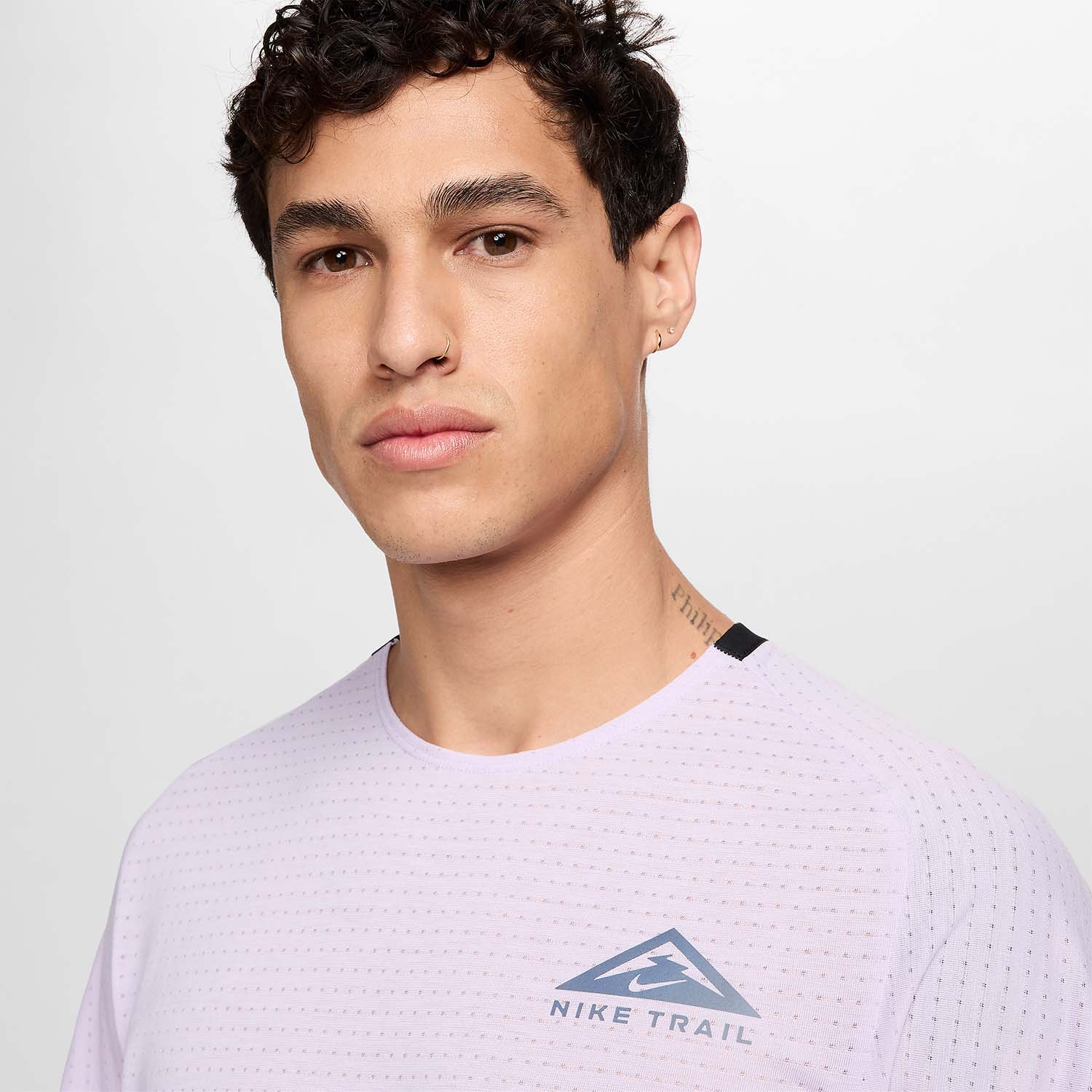 Nike Dri-FIT Solar Chase Maglietta Violet Mist/Black