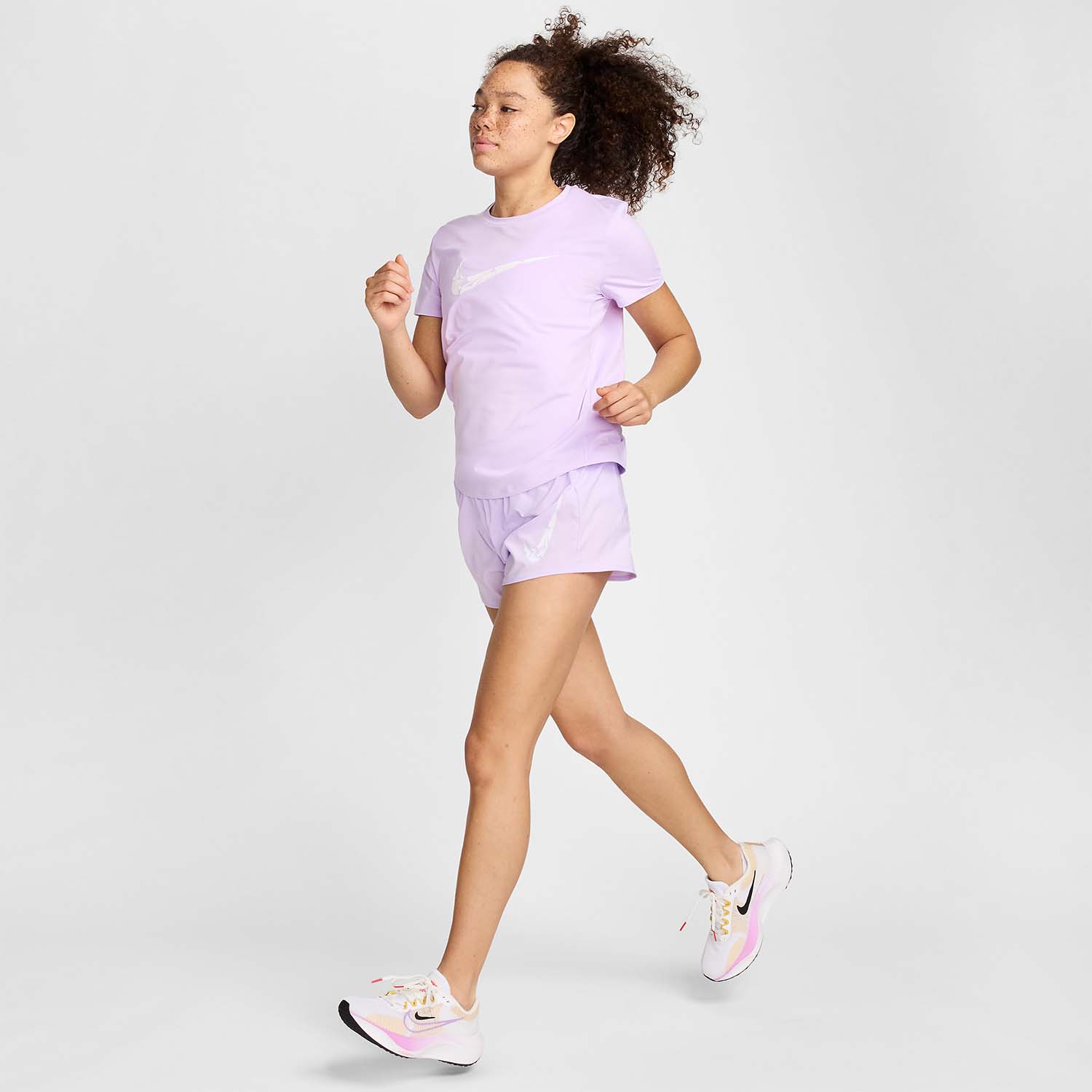 Nike One Swoosh Maglietta Lilac Bloom/White