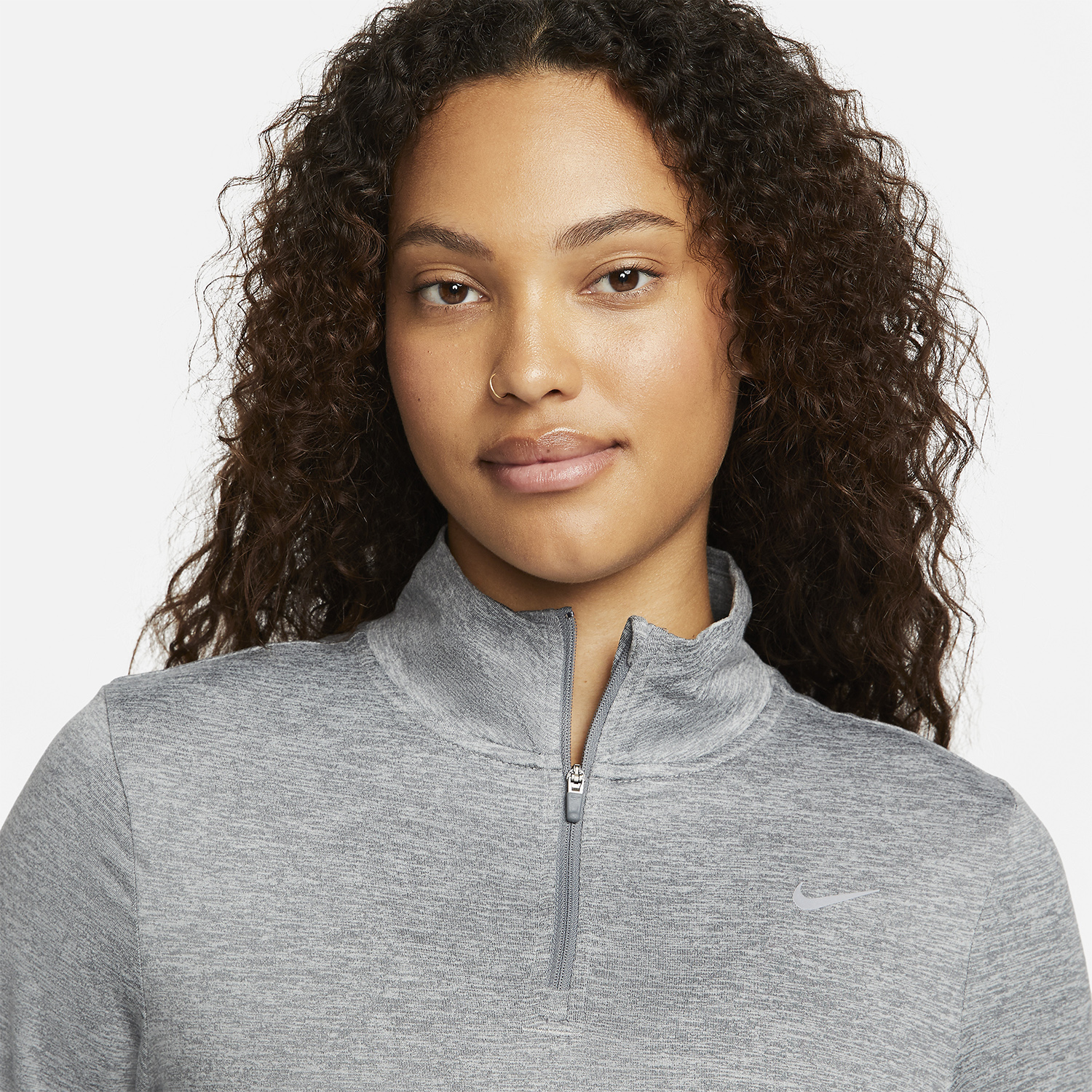 Nike Element Maglia Smoke Grey/Light Smoke Grey/Reflective Silver