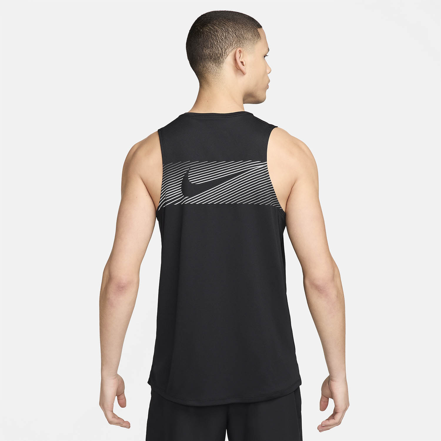 Nike Flash Miler Canotta Black/Reflective Silver