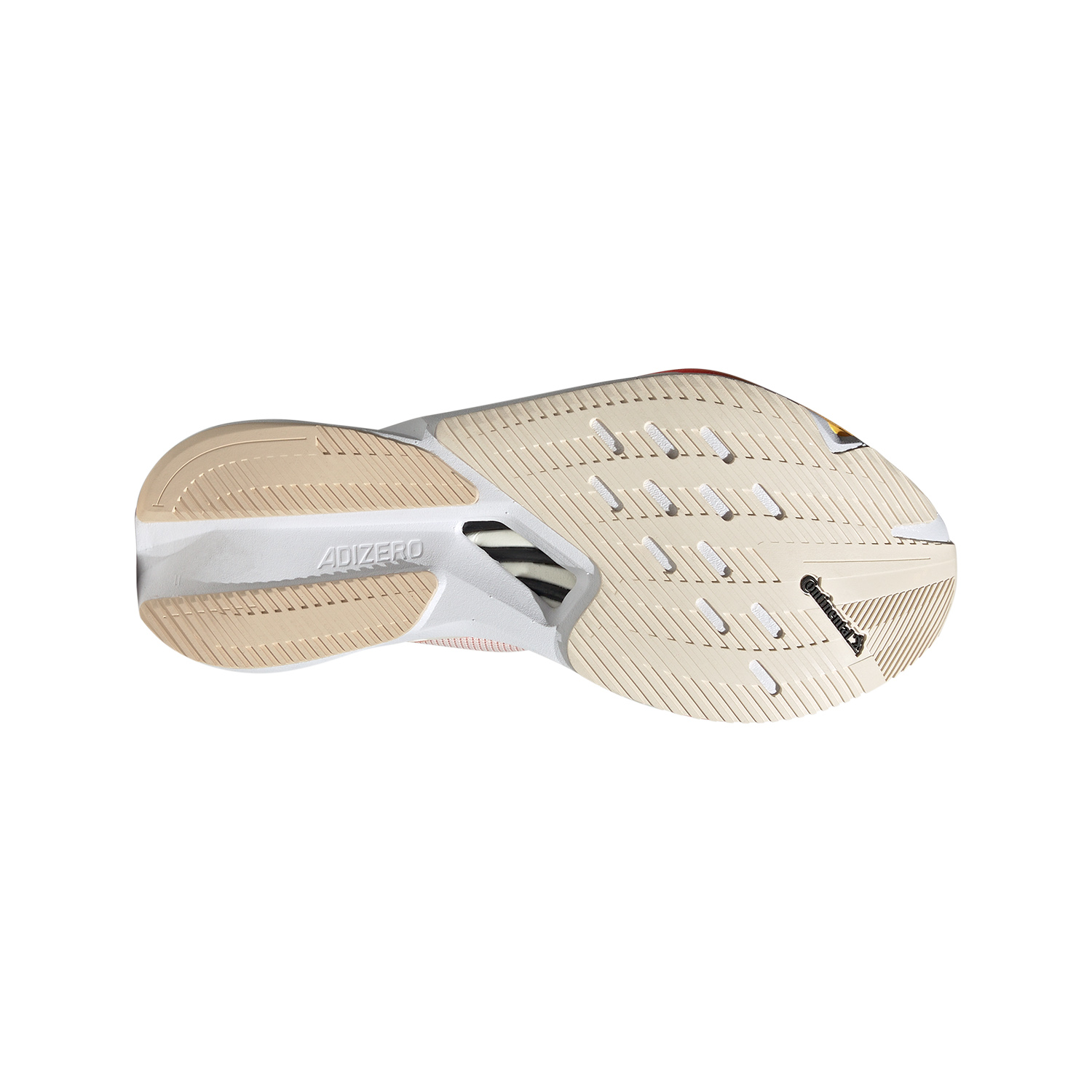 adidas adizero Boston 12 Ivory/Iron Metallic/Solar Red