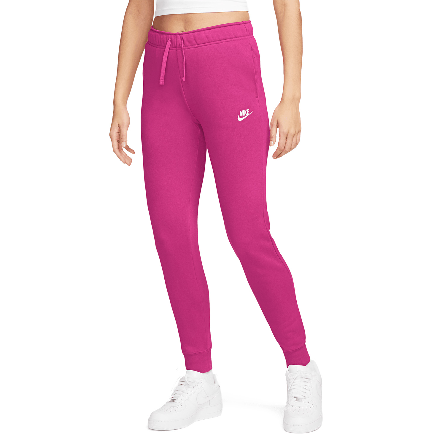 Nike Club Pantaloni Fireberry/White