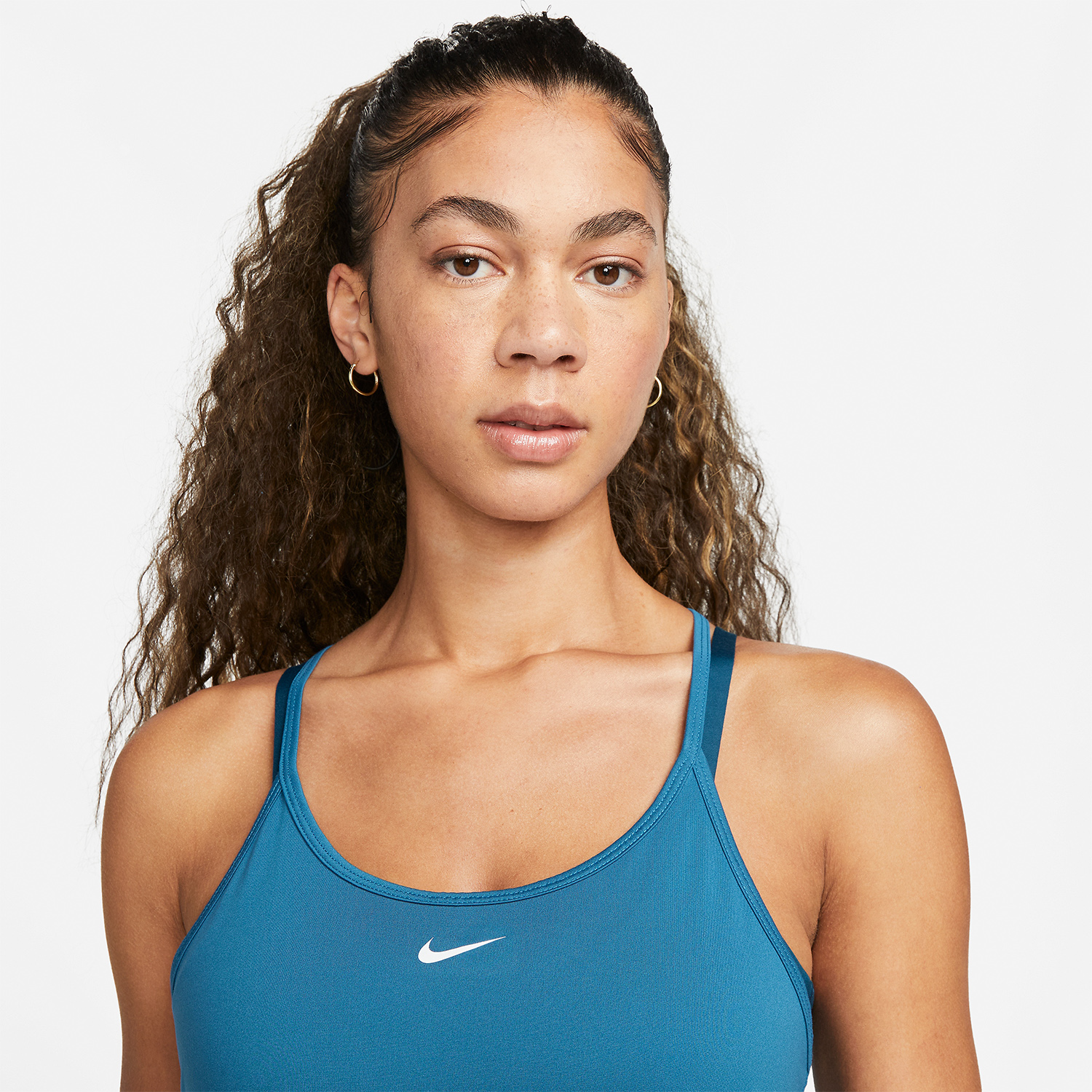 Nike Dri-FIT One Elastika Canotta Industrial Blue/White