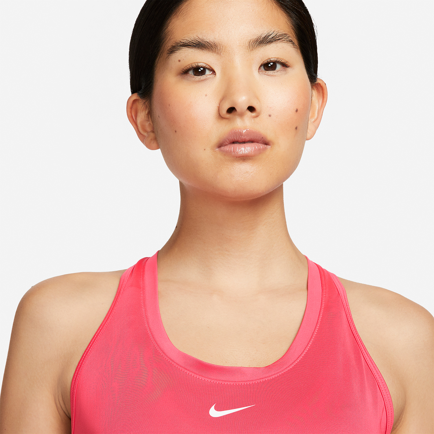 Nike Dri-FIT One Canotta Light Fusion Red/White