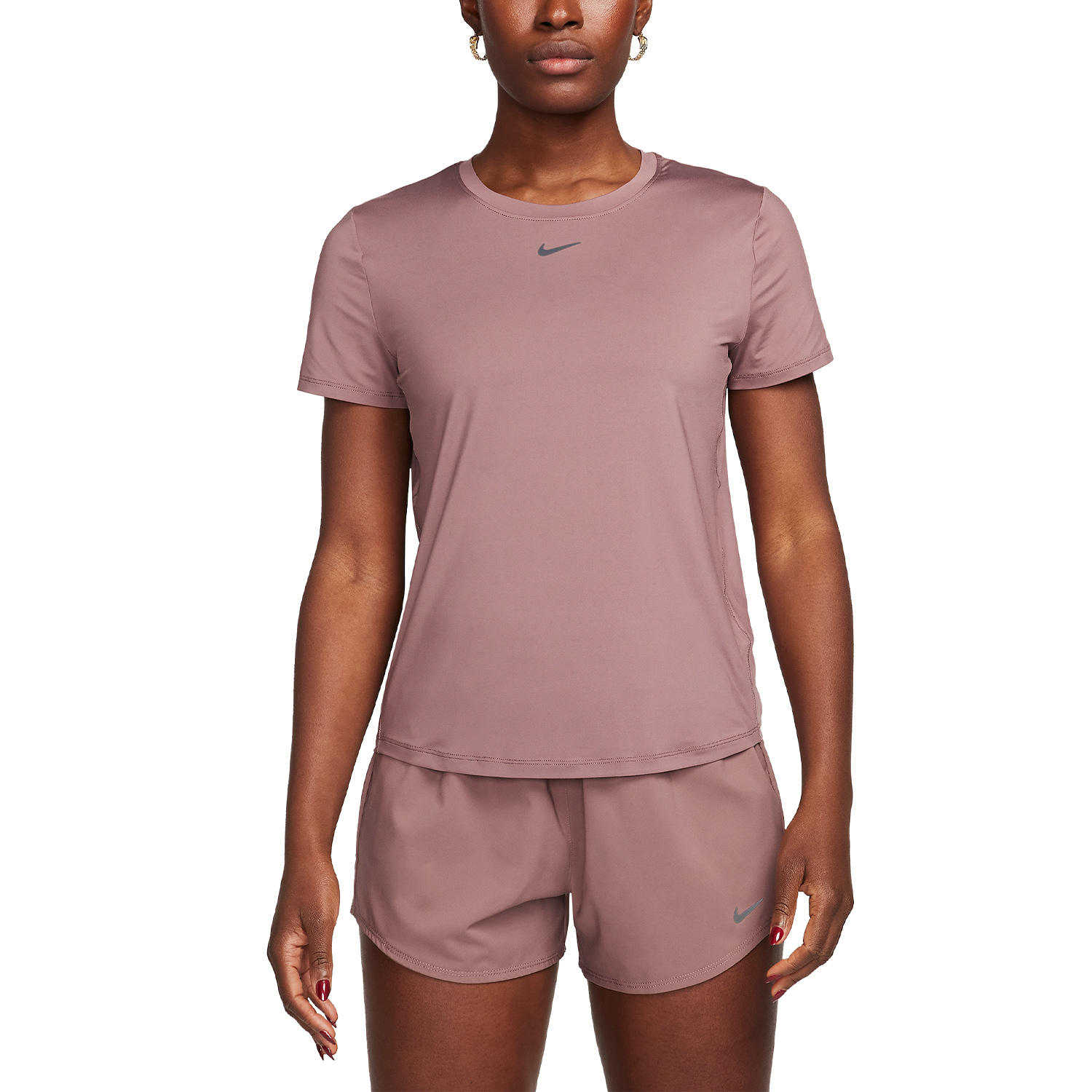 Nike One Classic Maglietta Smokey Mauve/Black