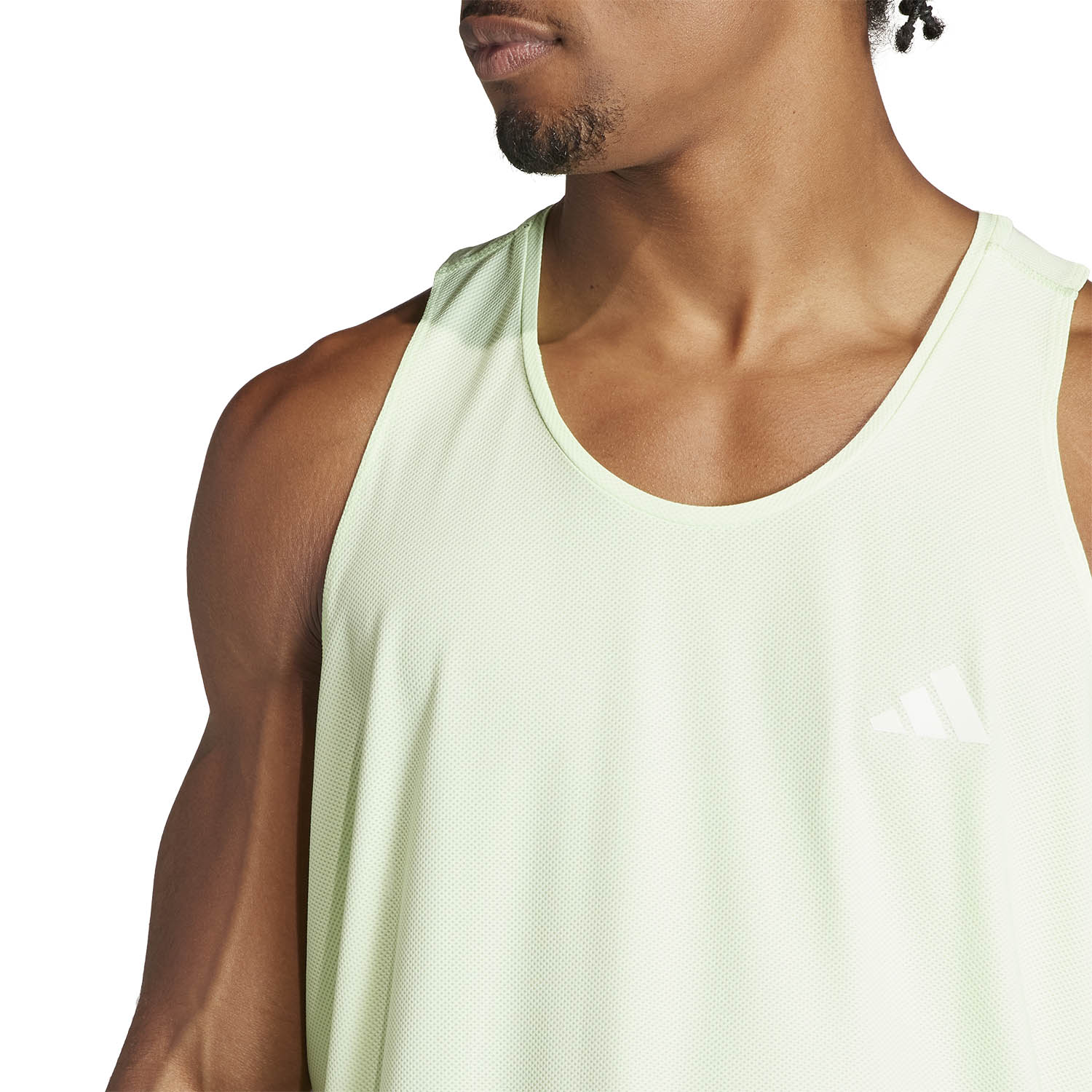 adidas Own The Run AEROREADY Canotta Semi Green Spark