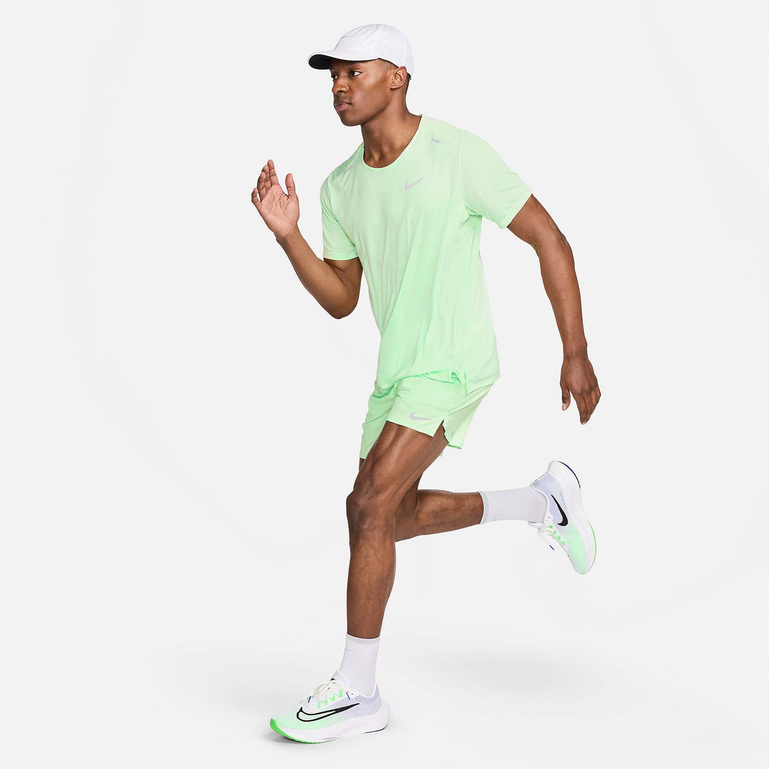 Nike Dri-FIT Rise 365 Maglietta Vapor Green/Reflective Silver
