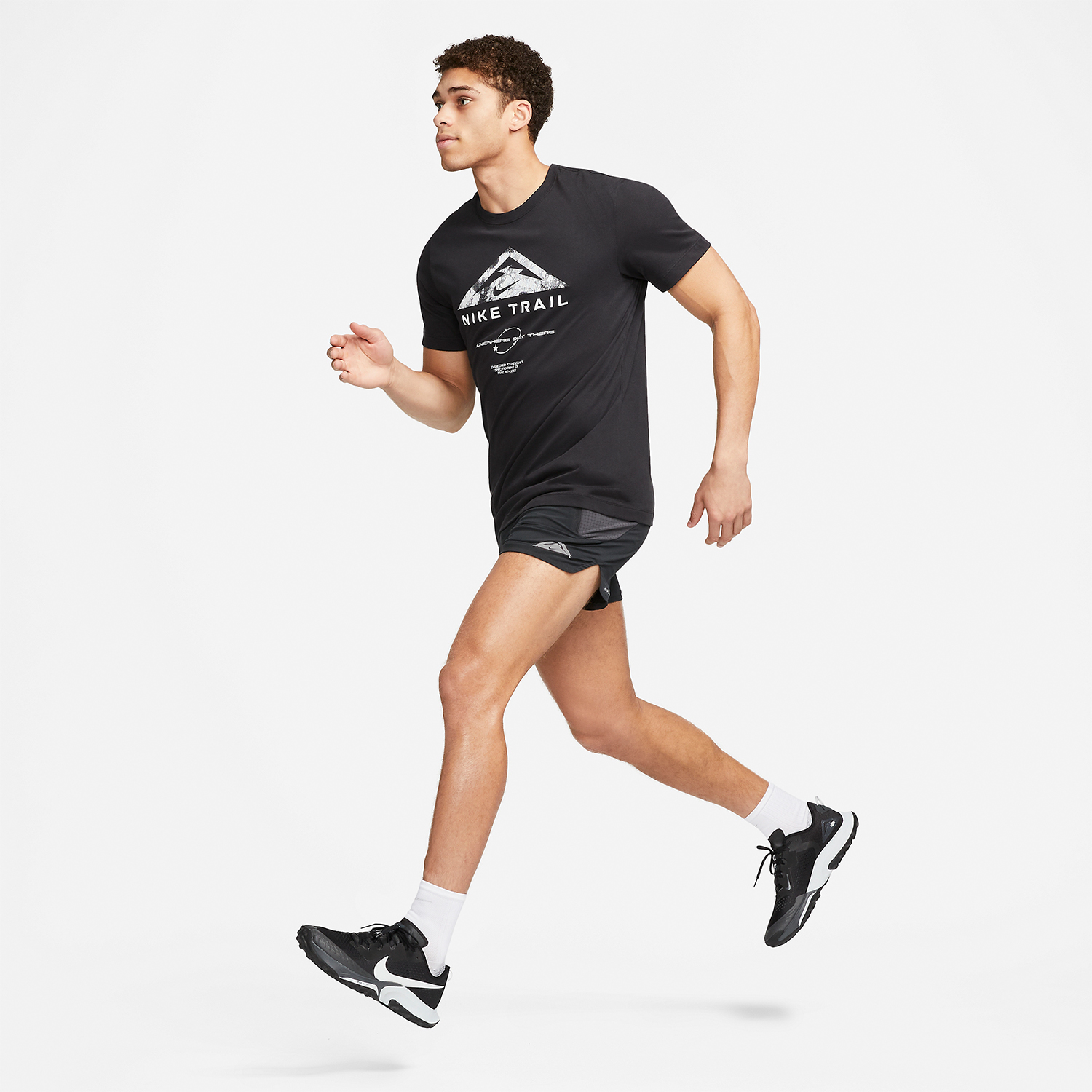 Nike Dri-FIT Second Sunrise 5in Pantaloncini Black/Dark Smoke Grey/White