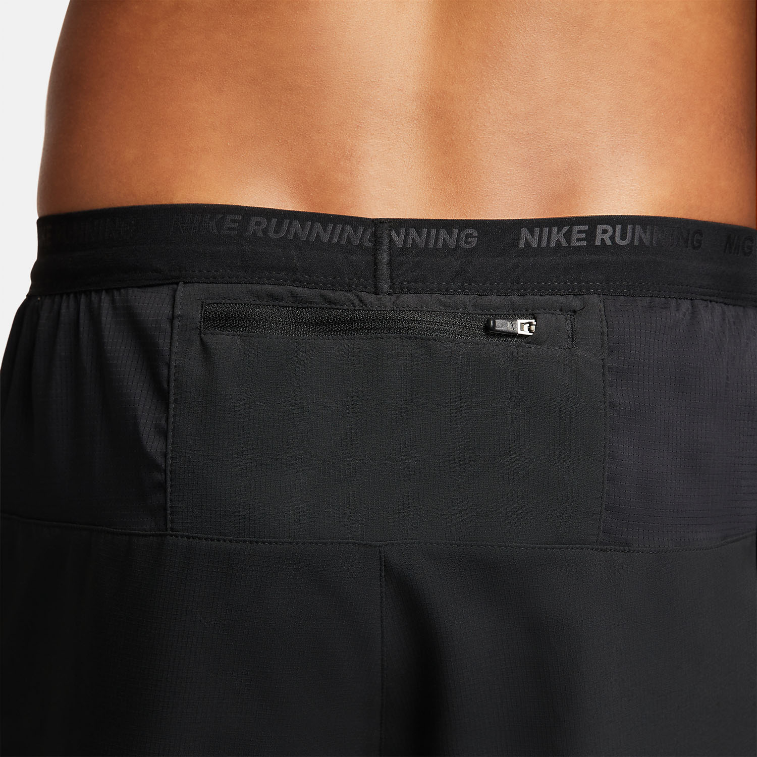 Nike Dri-FIT Stride Hybrid 2 in 1 5in Pantaloncini Black/Reflective Silver