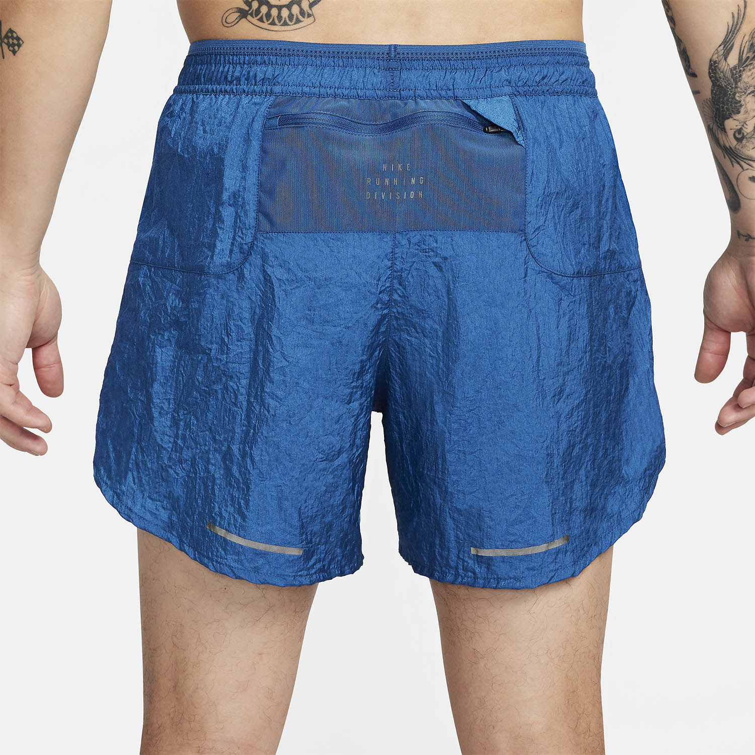 Nike Dri-FIT Stride 5in Pantaloncini Court Blue/Black/Black Reflective