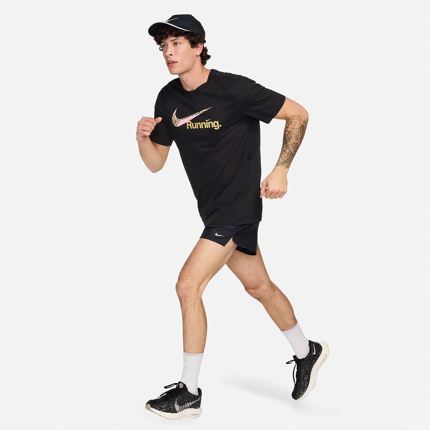 Nike Dri-FIT Swoosh Maglietta Black