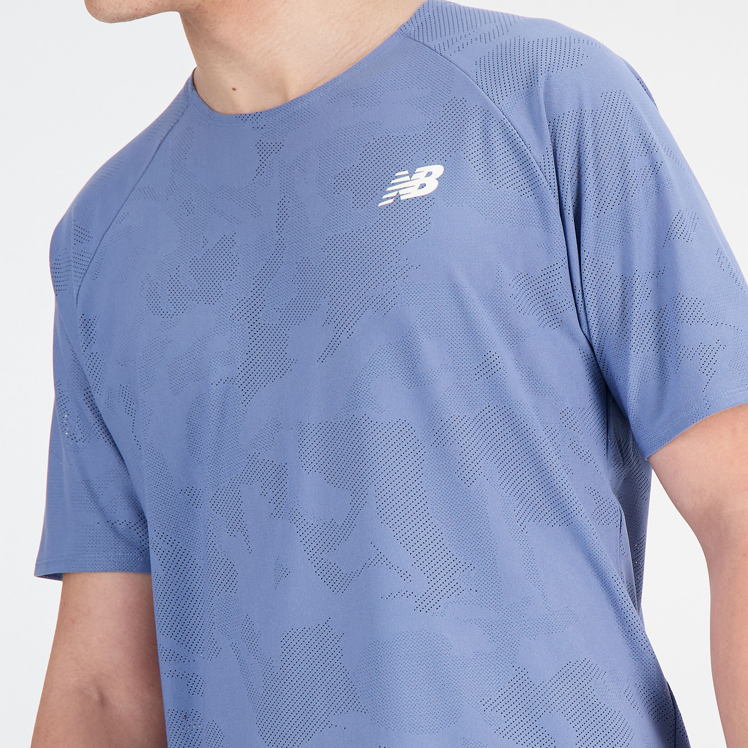 New Balance Q Speed Jacquard Maglietta Mercury Blue