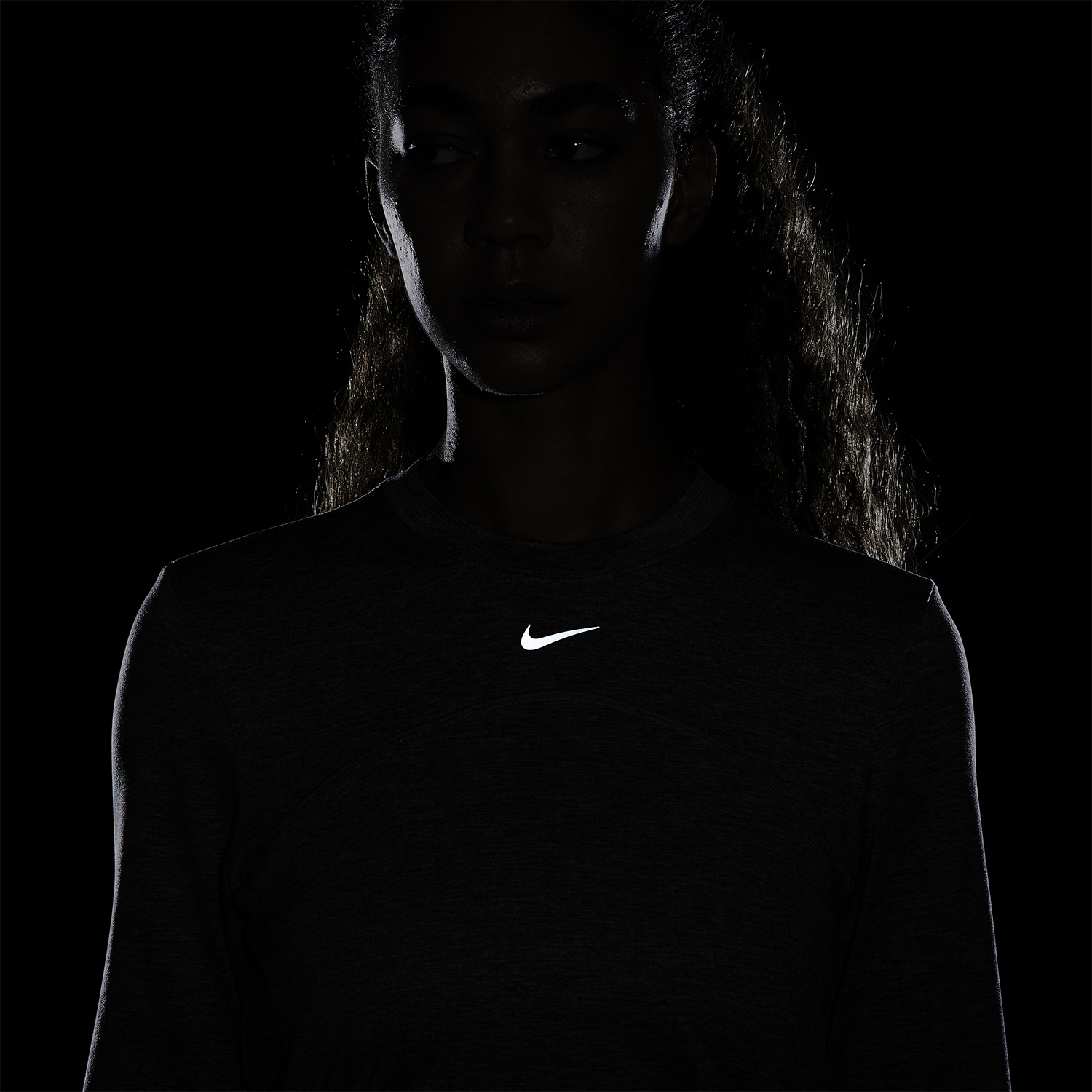 Nike Dri-FIT Swift Element UV Maglia Smoke Grey/Reflective Silver