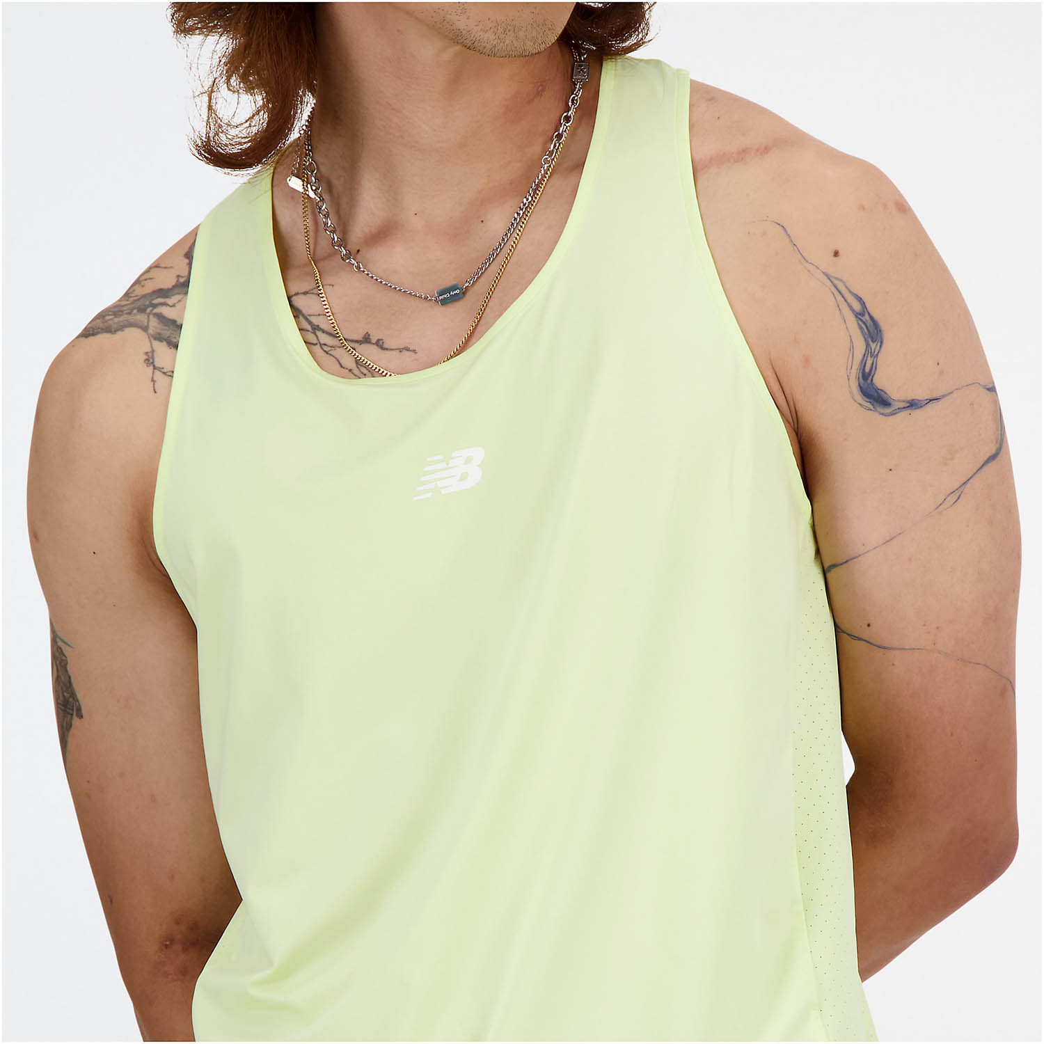 New Balance Athletics Racing Canotta Limelight