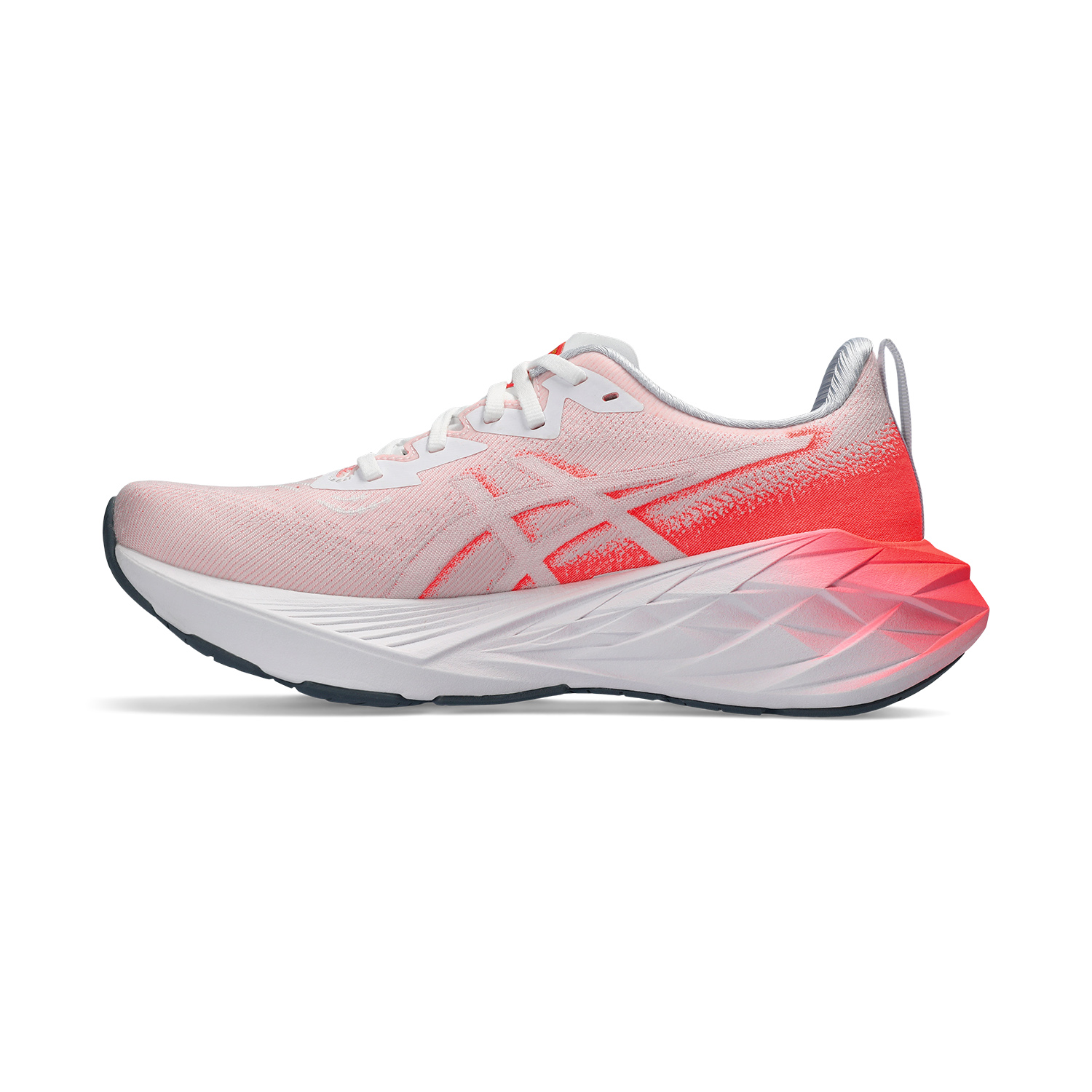 Asics Novablast 4 White/Sunrise Red