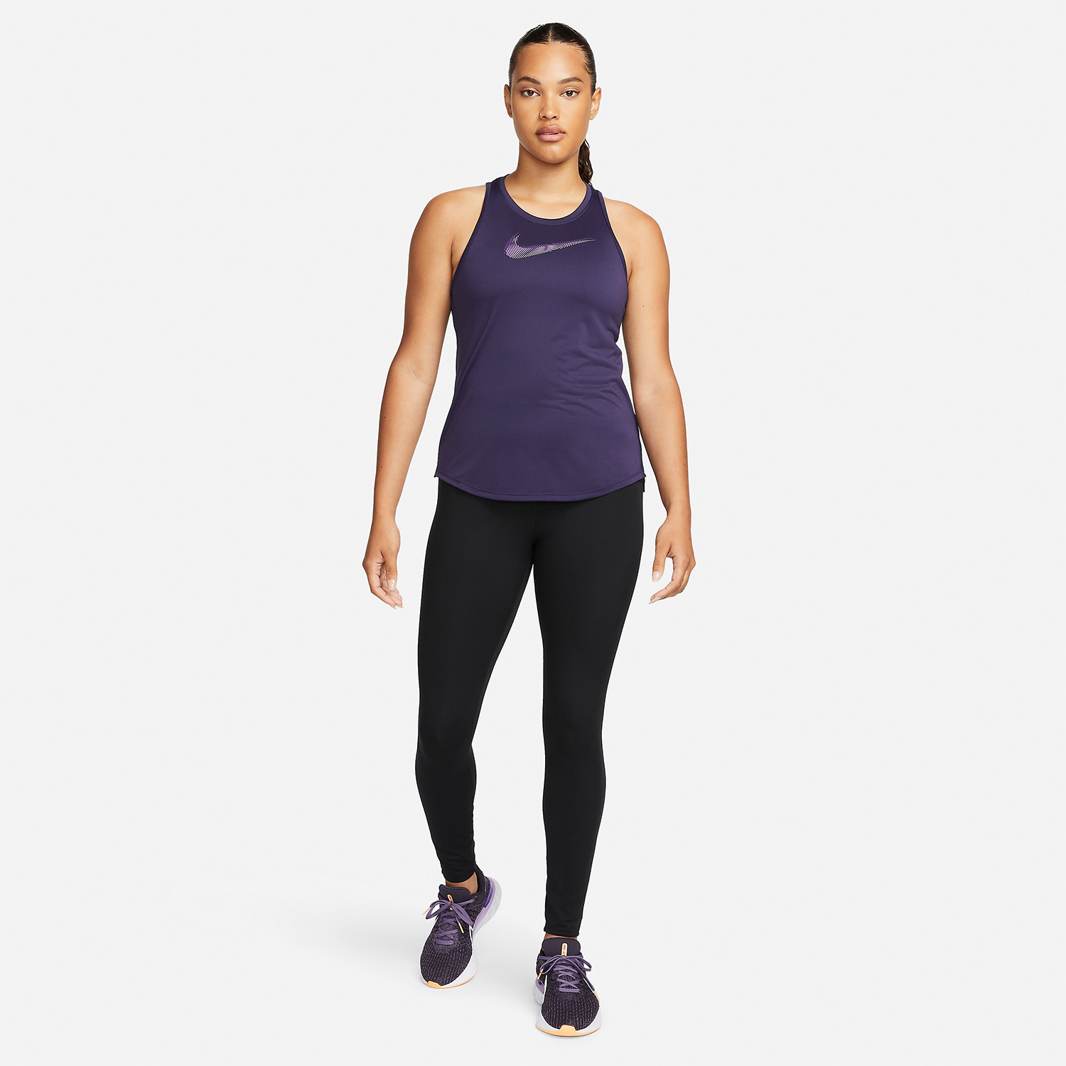 Nike Dri-FIT Swoosh Canotta Purple Ink/Disco Purple