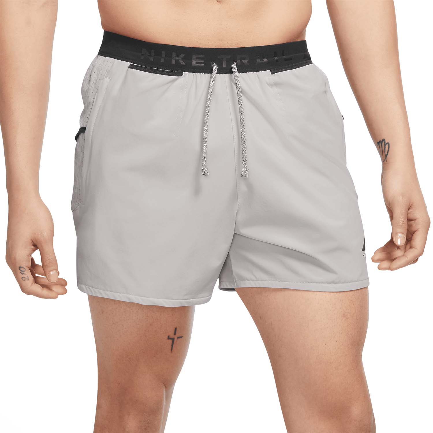 Nike Dri-FIT Second Sunrise 5in Pantaloncini Light Iron Ore/Black