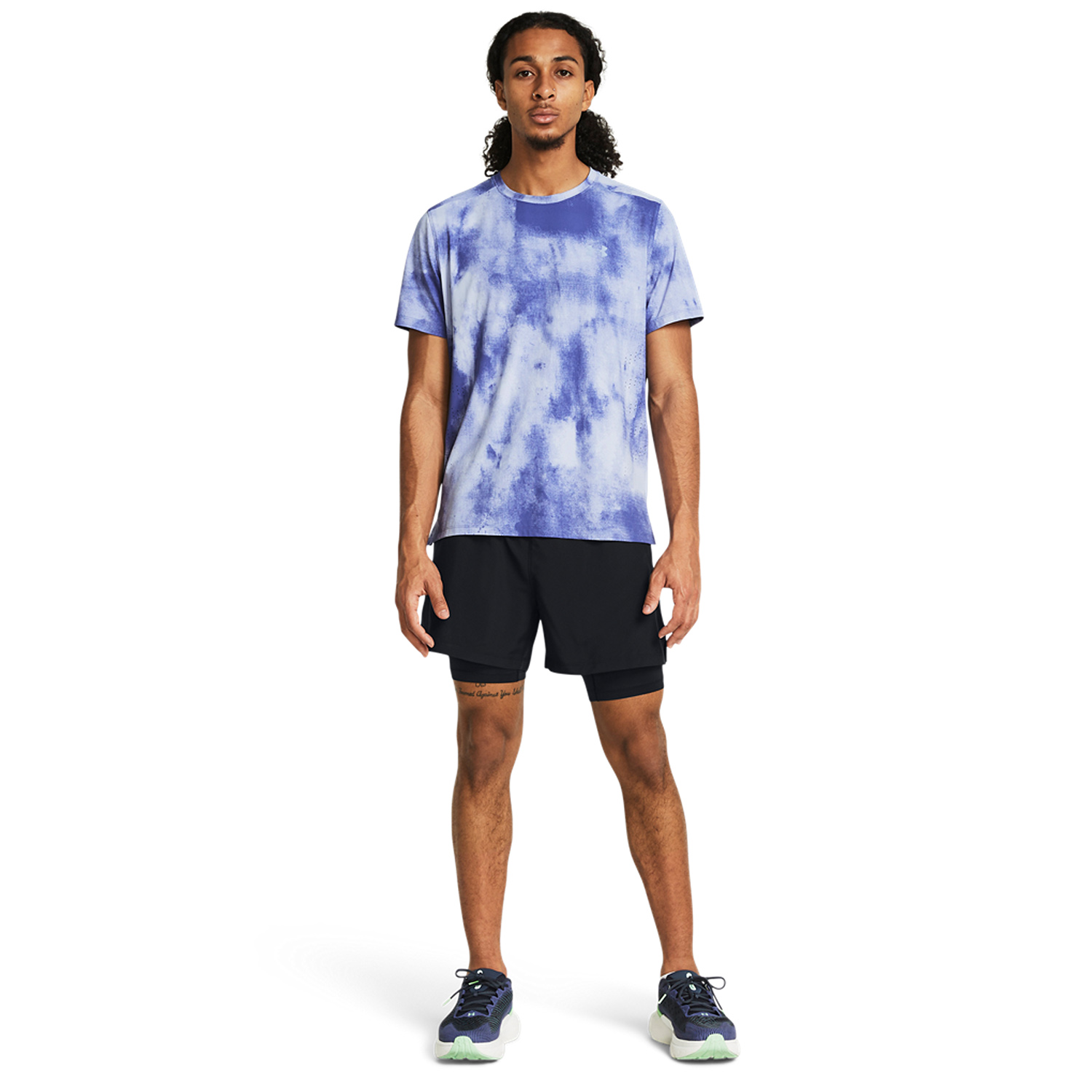 Under Armour Launch 5in 2 in 1 Pantaloncini Black/Reflective