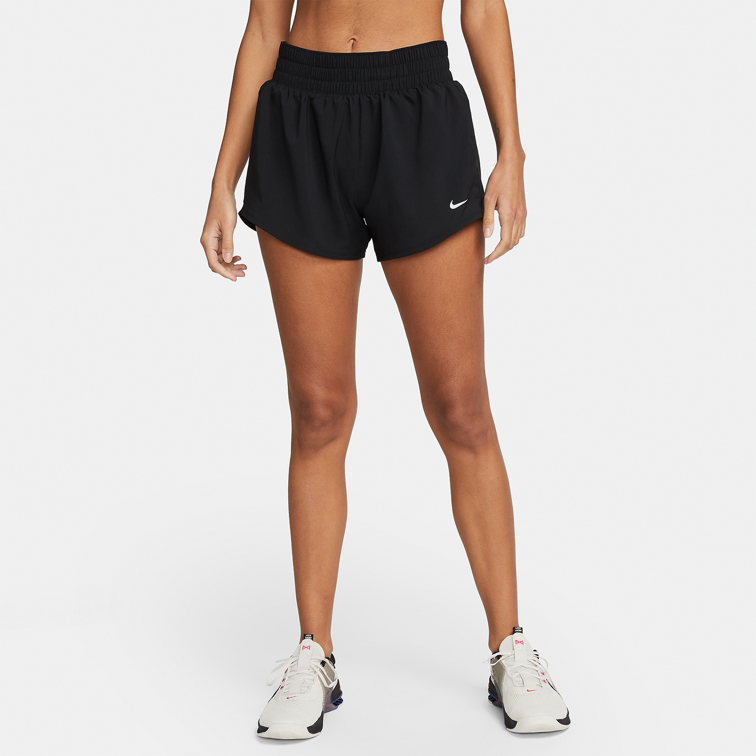 Nike Dri-FIT One 3in Pantaloncini Black/Reflective Silver