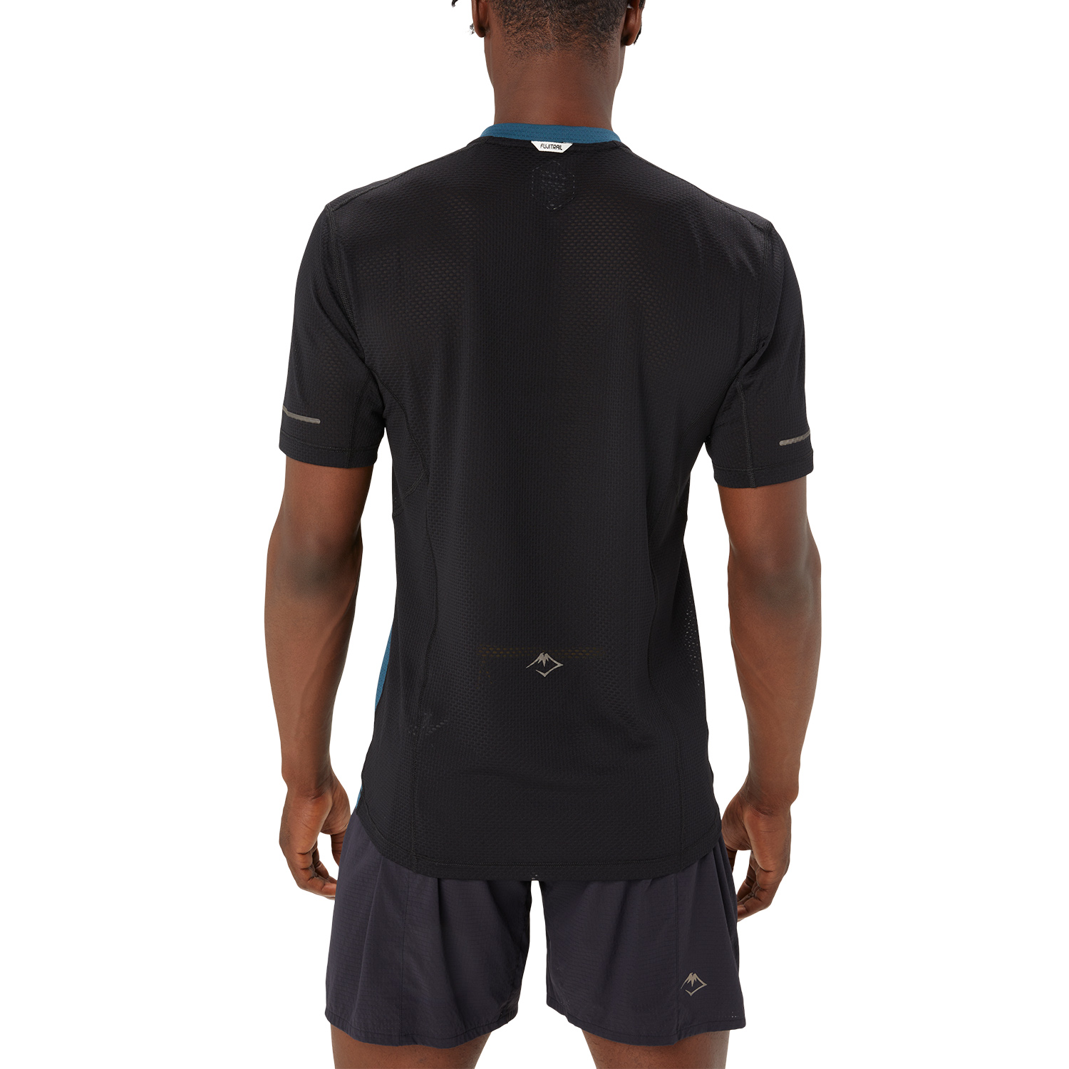 Asics Fujitrail Maglietta Magnetic Blue/Performance Black