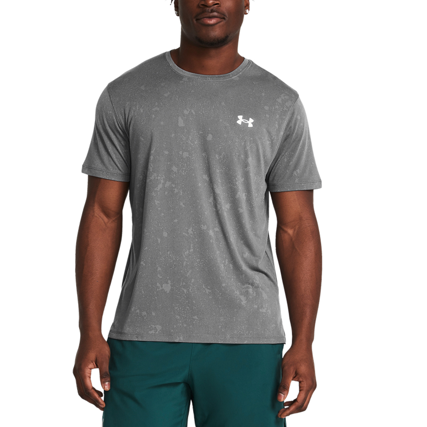 Under Armour Streaker Splatter Maglietta Titan Gray/Castlerock/Reflective