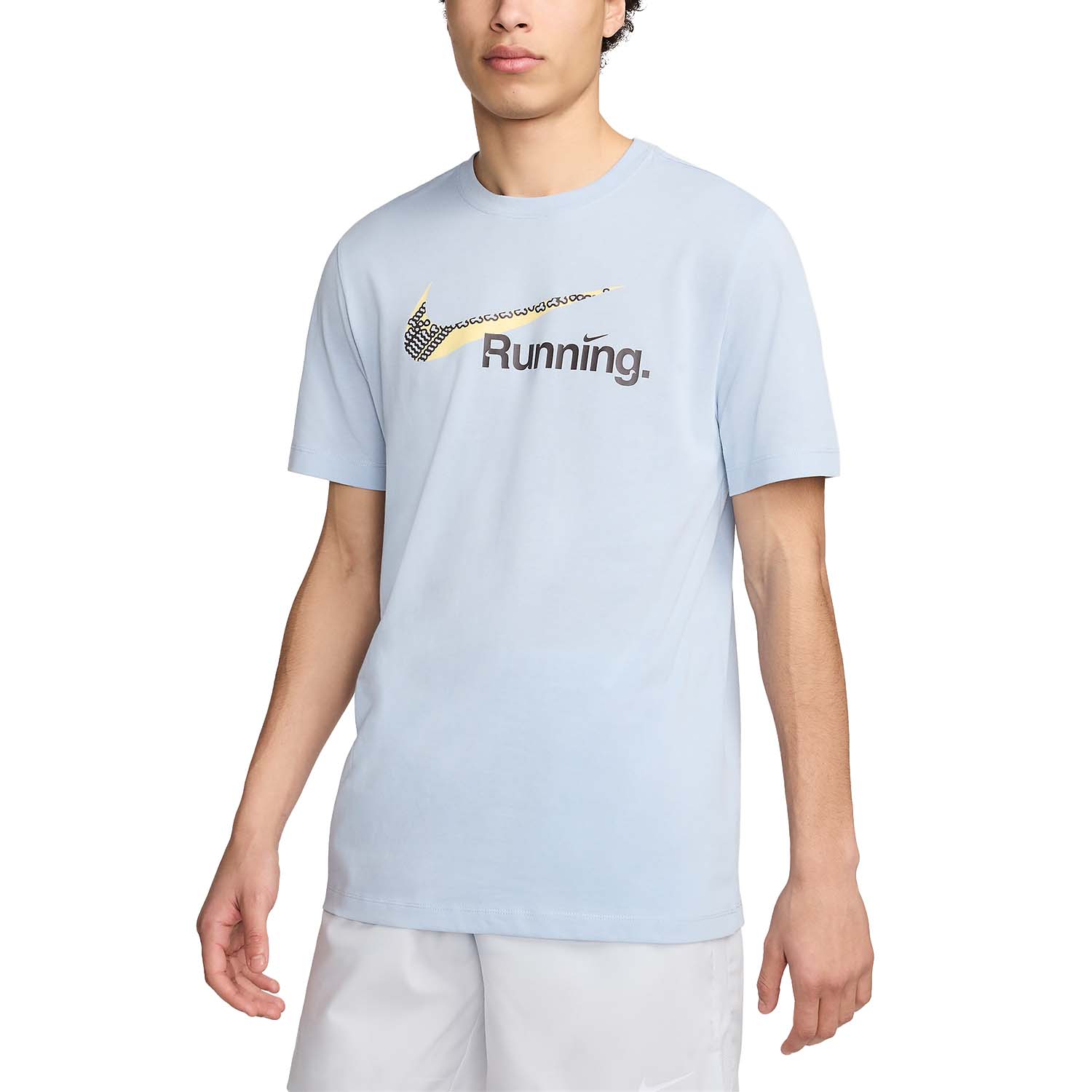 Nike Dri-FIT Swoosh Maglietta Light Armony Blue