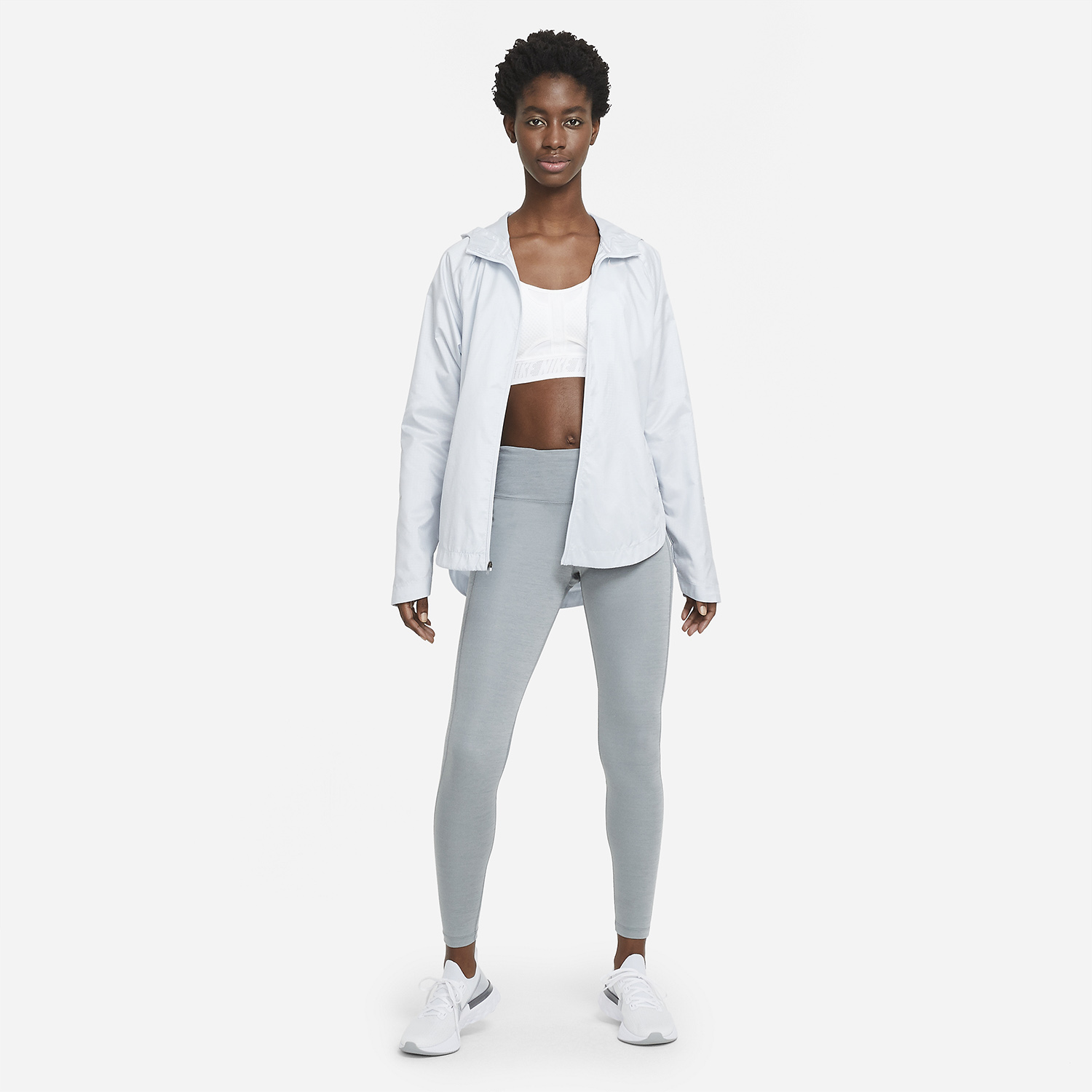 Nike Dri-FIT Fast Tights Smoke Grey Heather/Reflective Silver