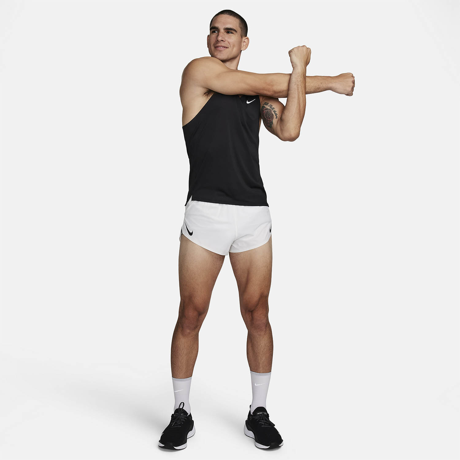 Nike Dri-FIT ADV AeroSwift 2in Pantaloncini Summit White/Black