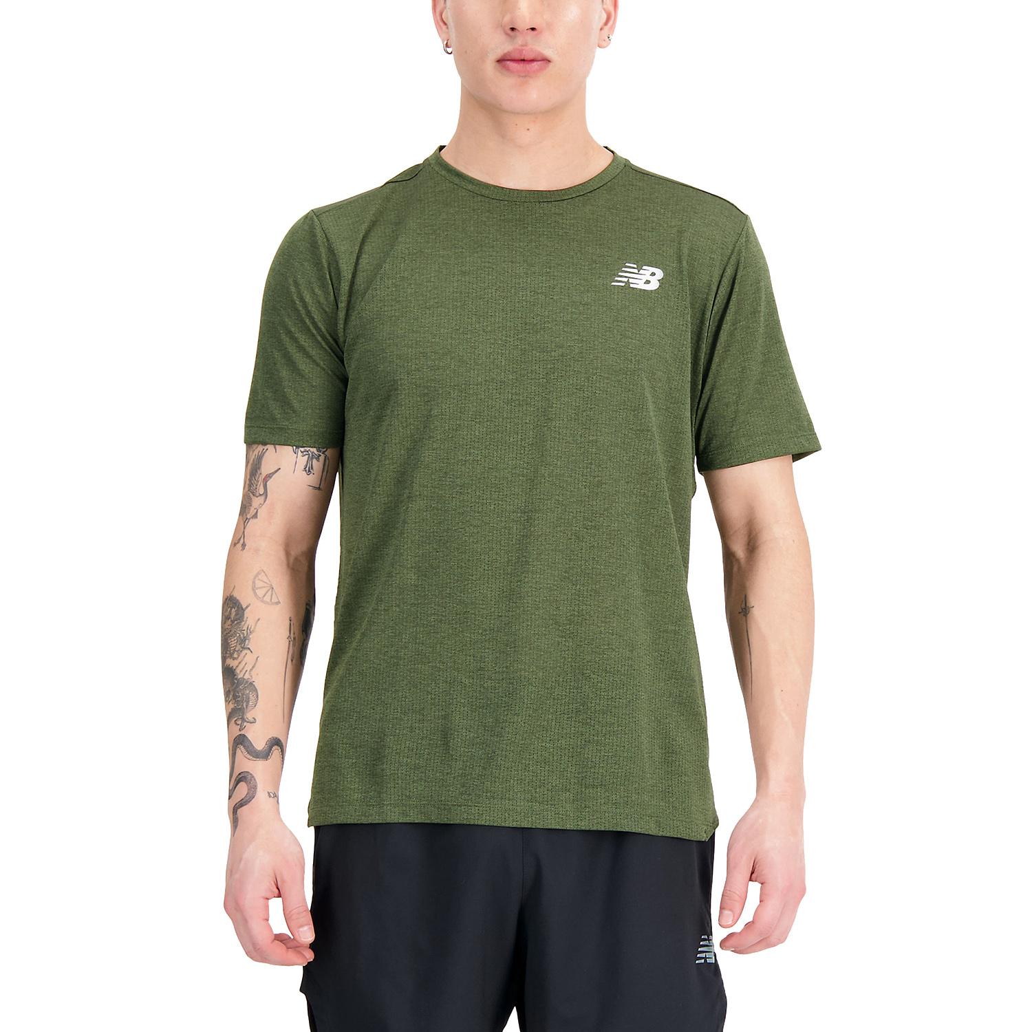 New Balance Impact Maglietta Kombu Heather