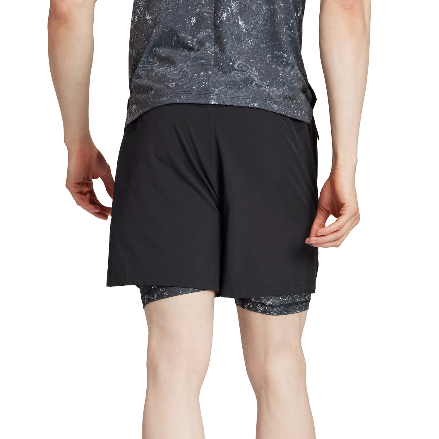 adidas WO 2 in 1 5in Pantaloncini Black