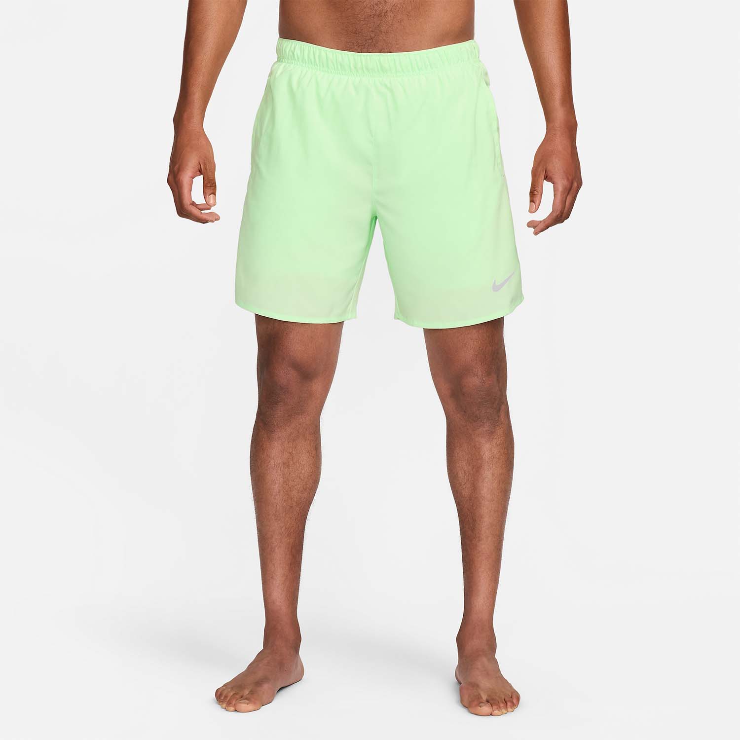 Nike Challenger 2 in 1 7in Pantaloncini Vapor Green/Reflective Silver