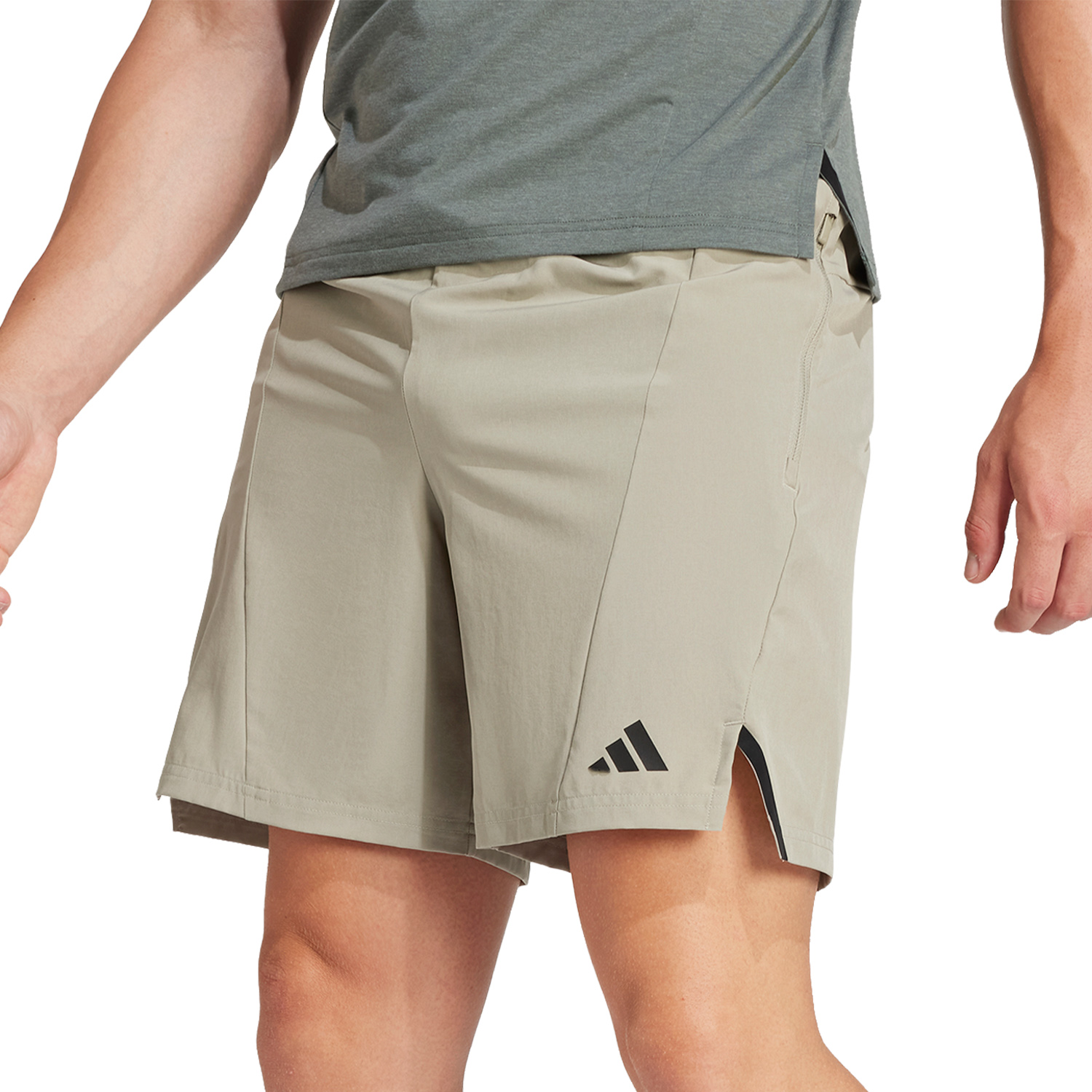 adidas D4T AEROREADY 5in Pantaloncini Silver Pebble/Black