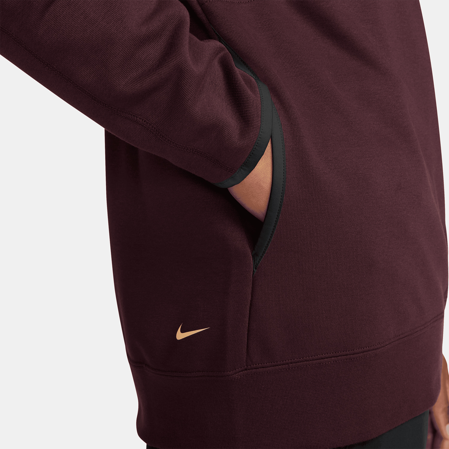 Nike Dri-FIT Off Road Felpa Night Maroon/Black/Melon Tint